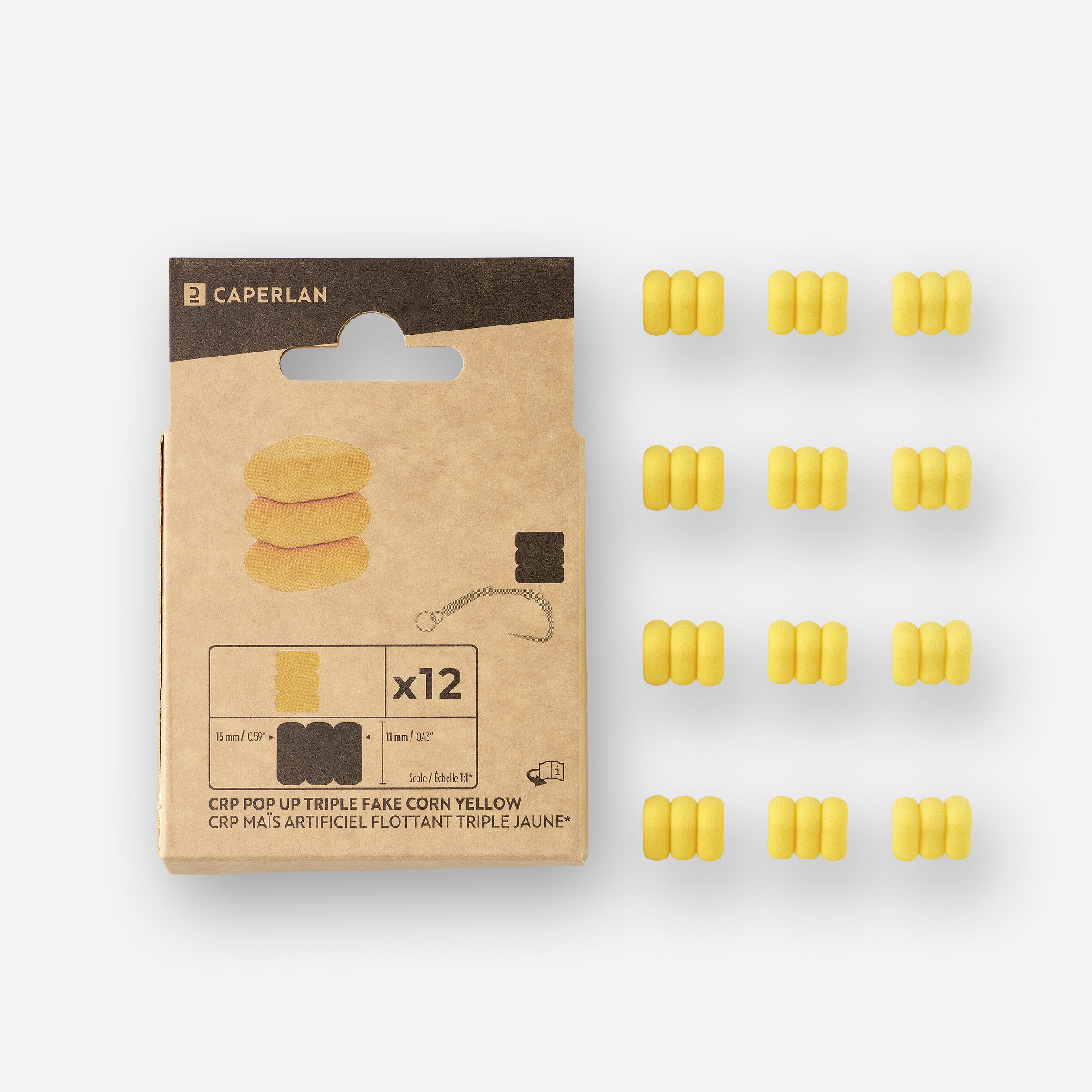 Potrójna pływająca kukurydza x 12