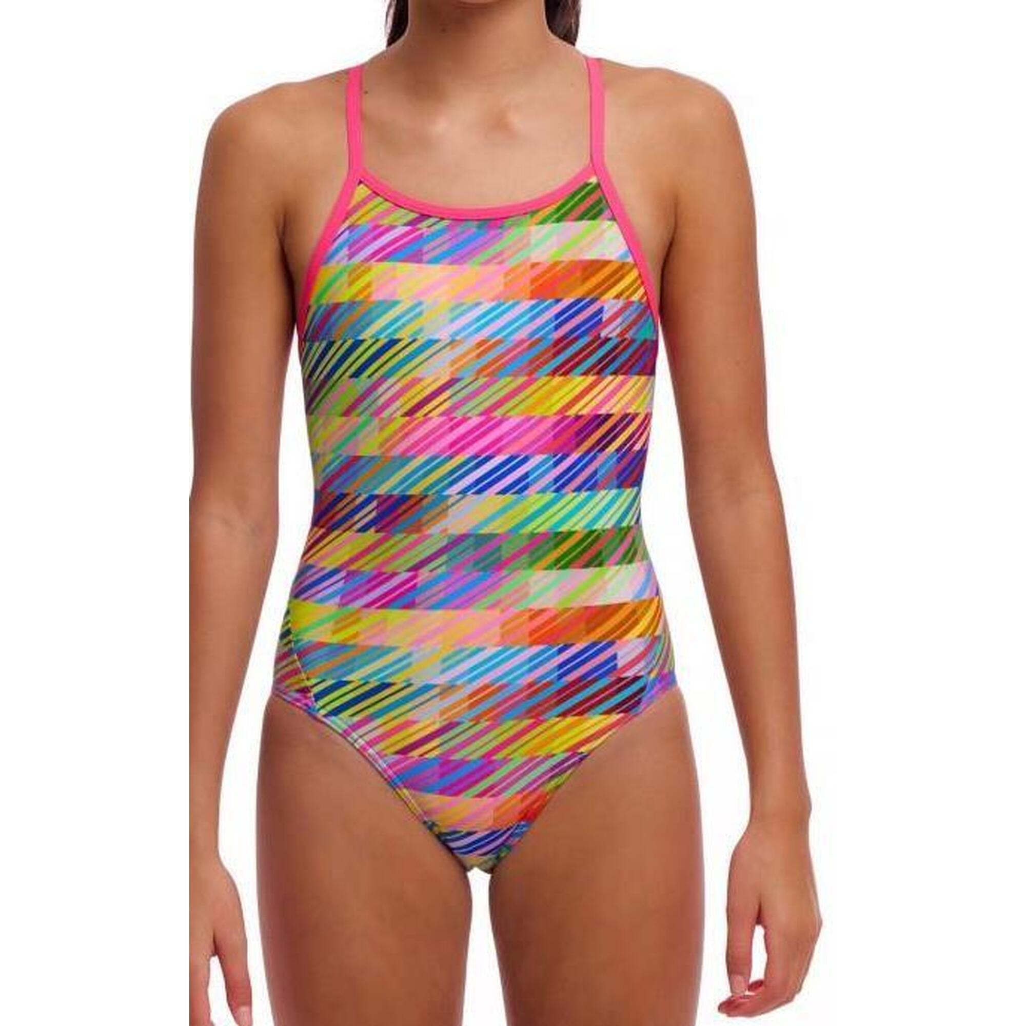 Strój kąpielowy jednoczęściowy FUNKITA Static Stack - dziewczęcy