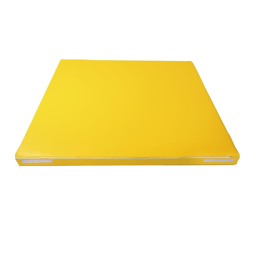 Materac Gimnastyczny 100×100×5Cm - Żólty