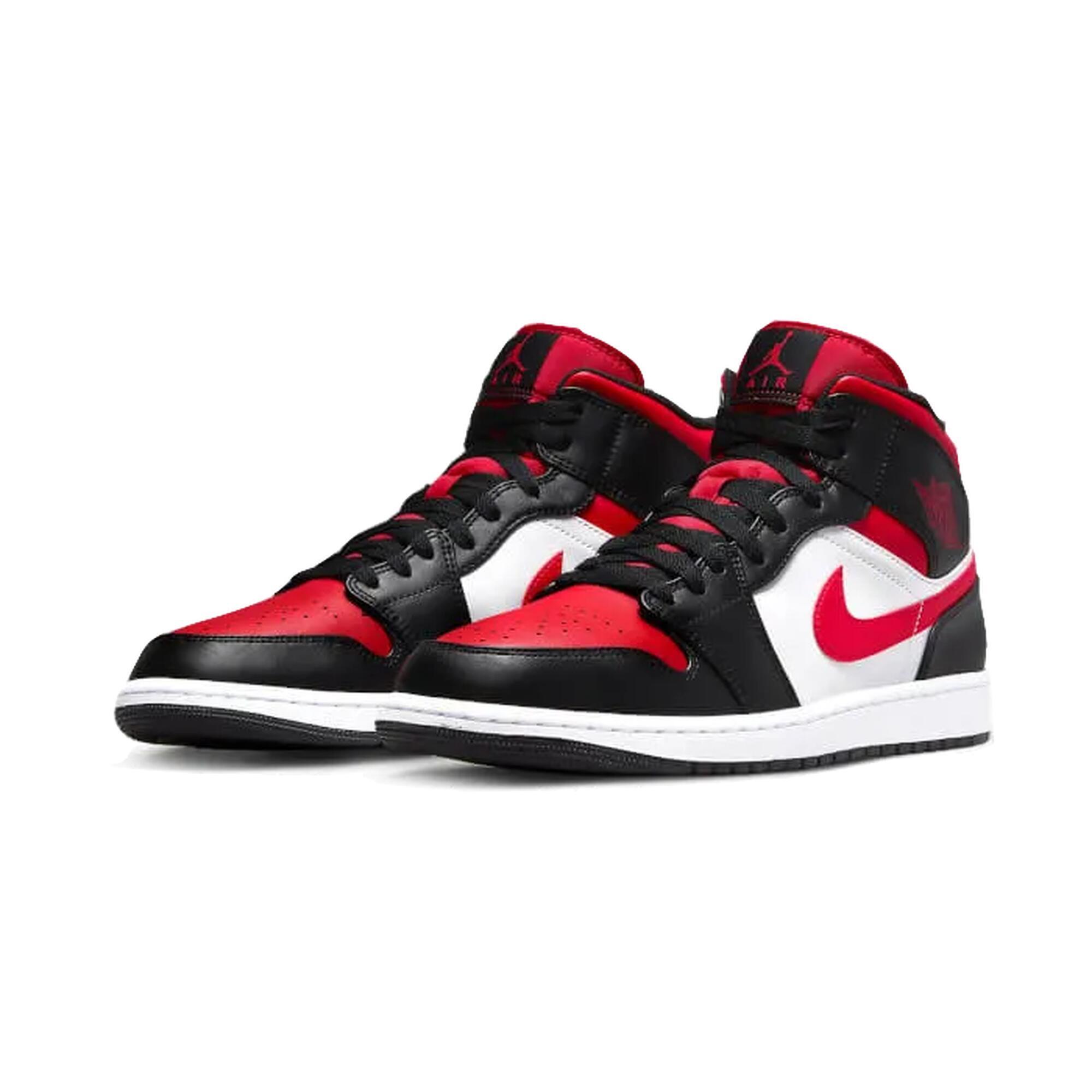 Air Jordan 1 Mid Alternate Bred Toe