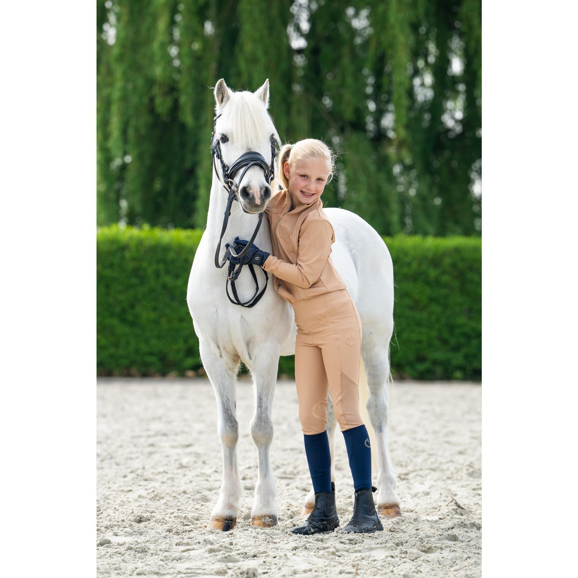 Legginsy Summer beżowe dziecięce Equus