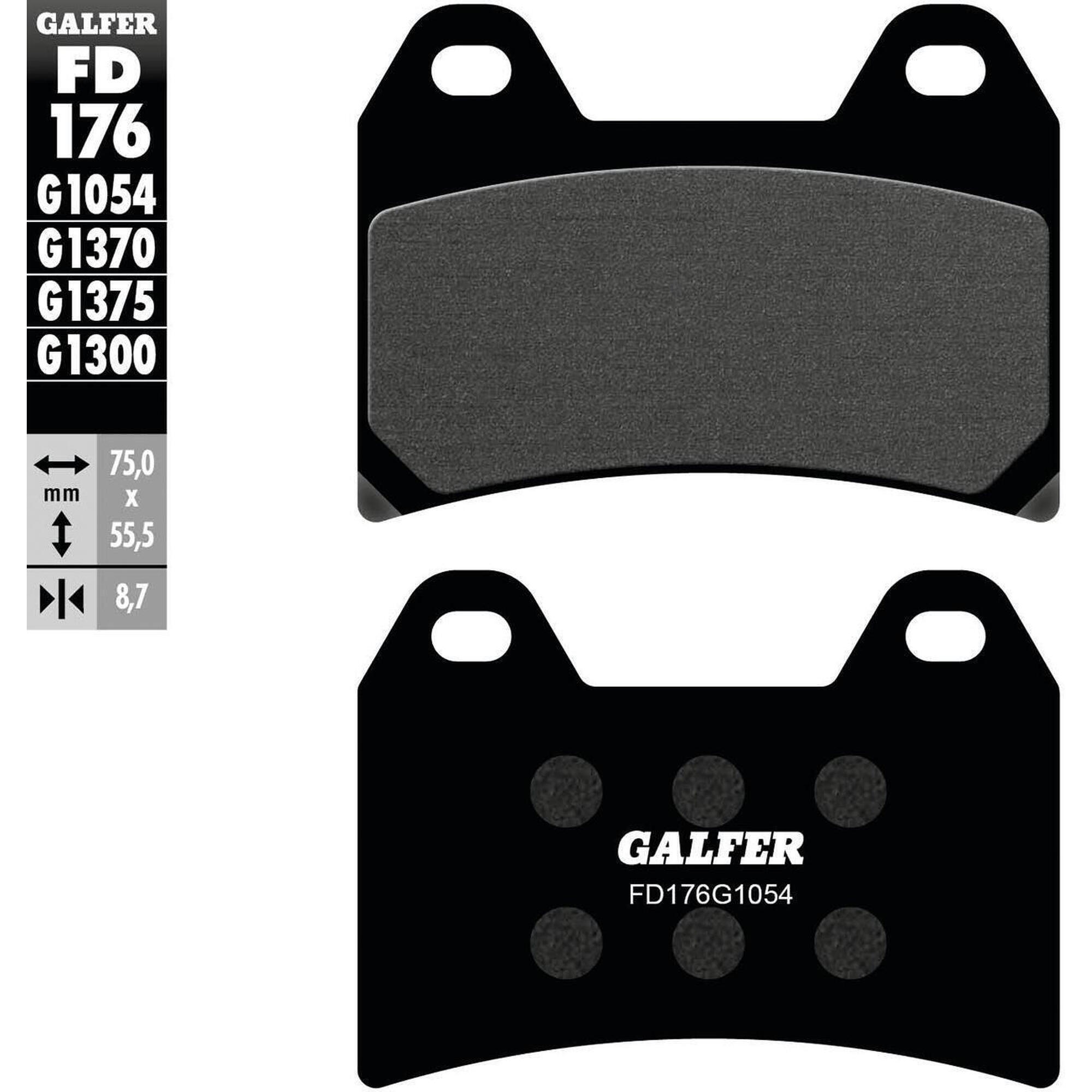 Organiczne klocki hamulcowe Galfer FD176 G1054