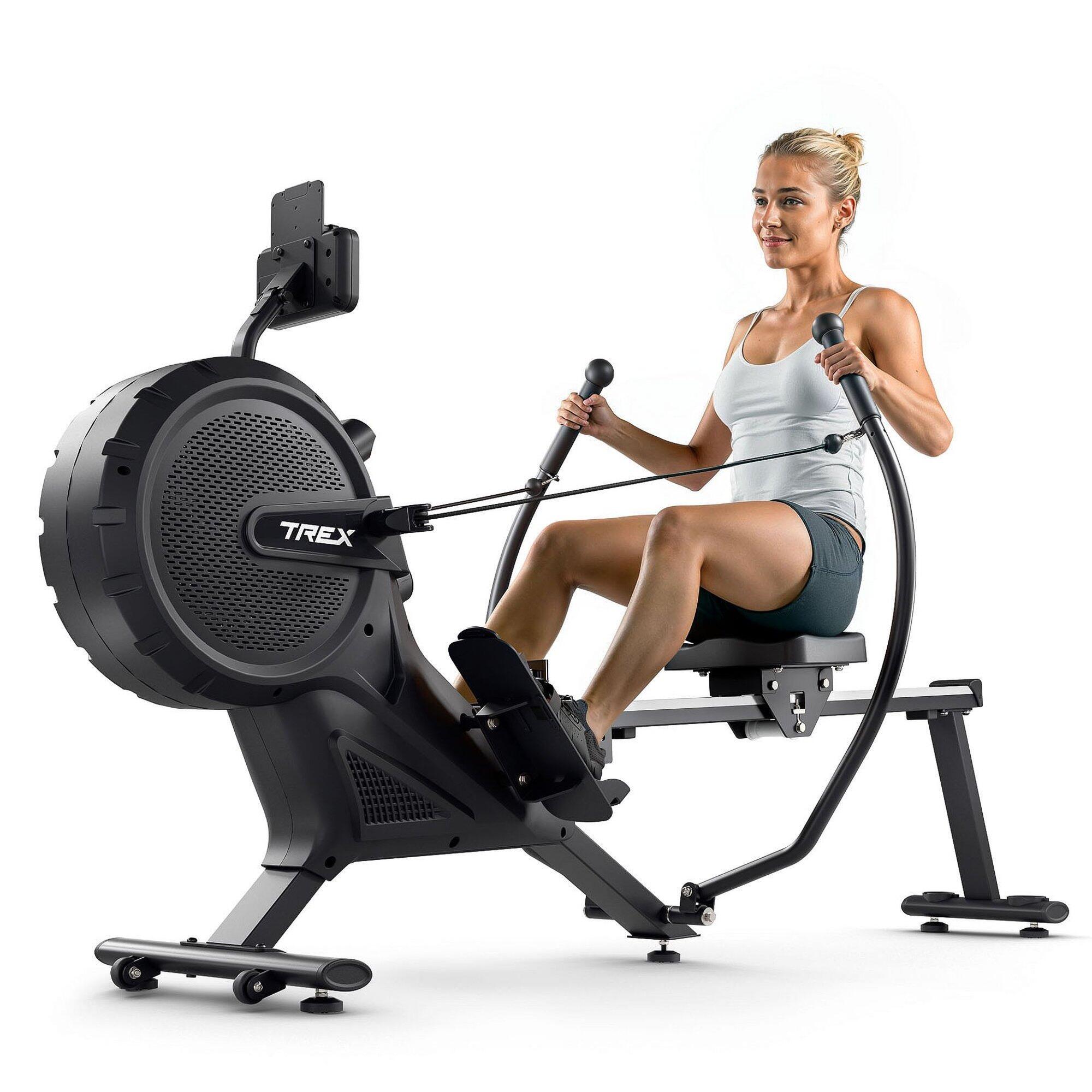 Wioślarz stacjonarny Trex Sport APRON TX-880RM powietrzno-magnetyczny do 130kg