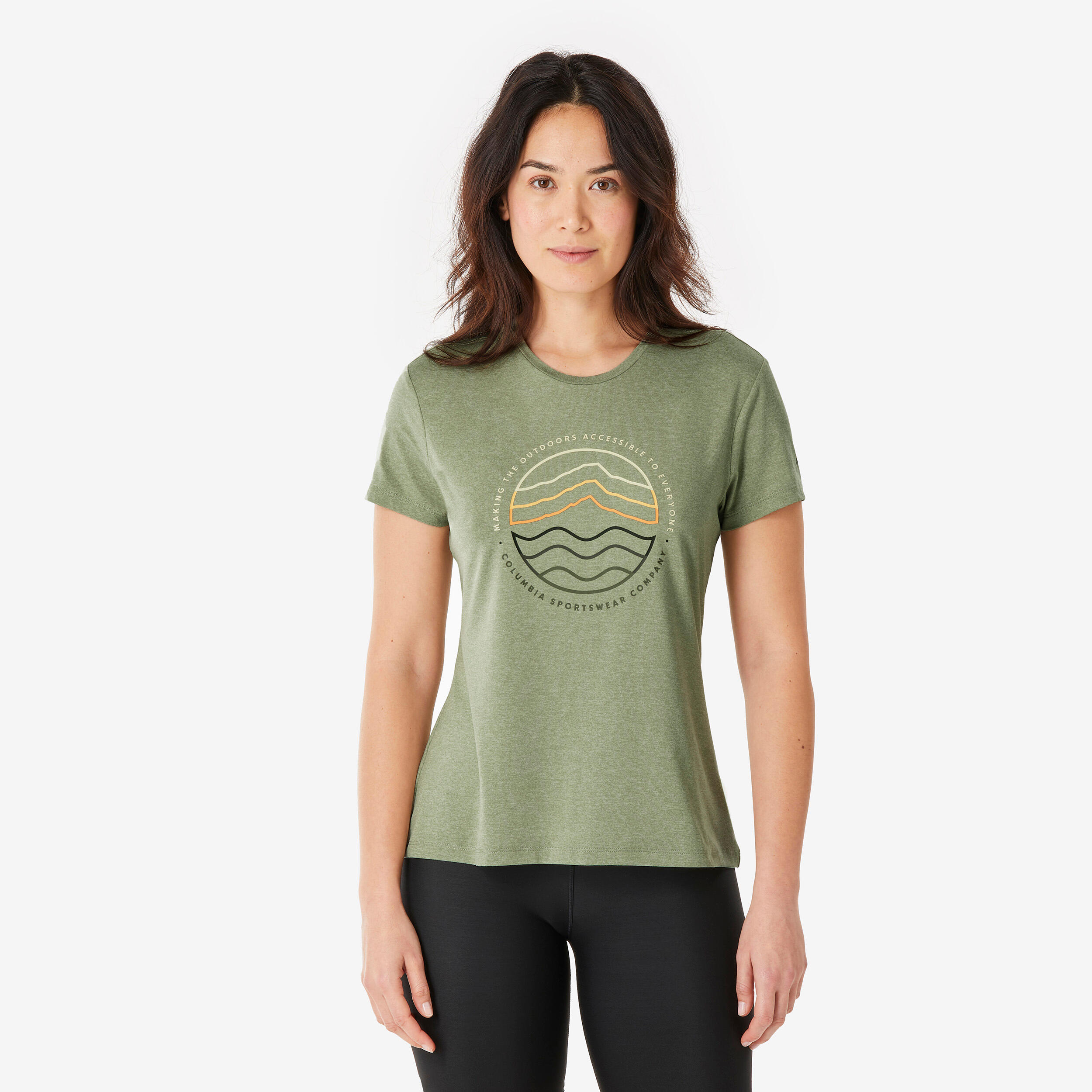 Koszulka turystyczna damska Columbia