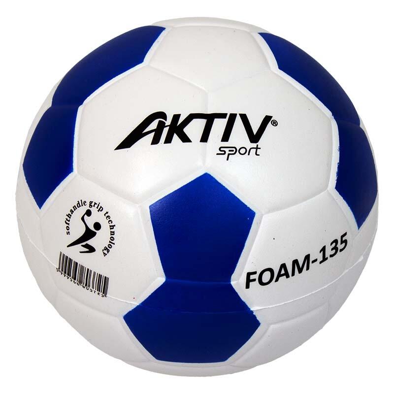 Piłka do siatkówki Aktivsport 13,5 cm, biała-niebieska