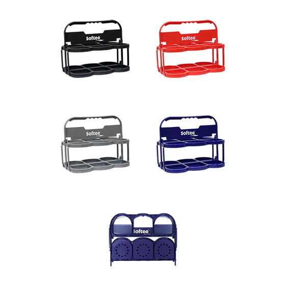 Składany uchwyt na butelkę Deluxe dla 6 butelek.