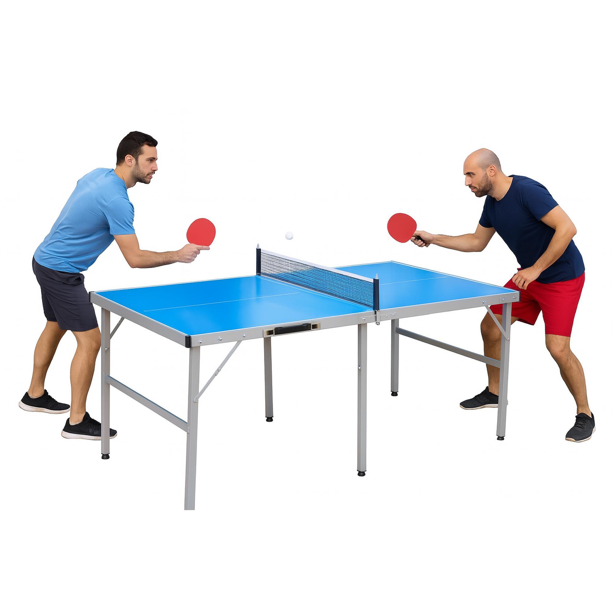 Stół do tenisa stołowego dla dzieci ATLAS SPORT aluminiowy składany 183x92