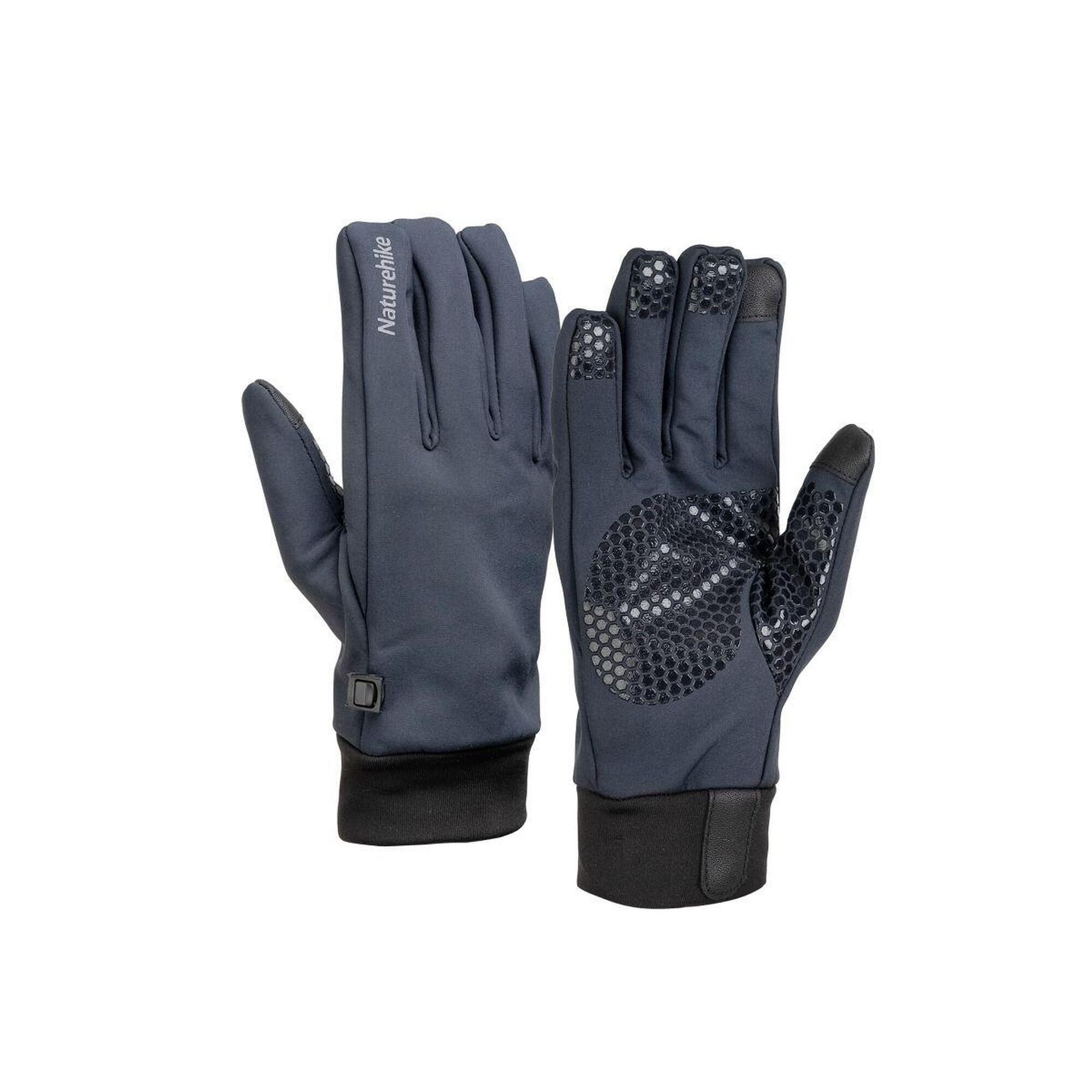 Rękawice Naturehike Softshell NH19S005-T-BLUE M