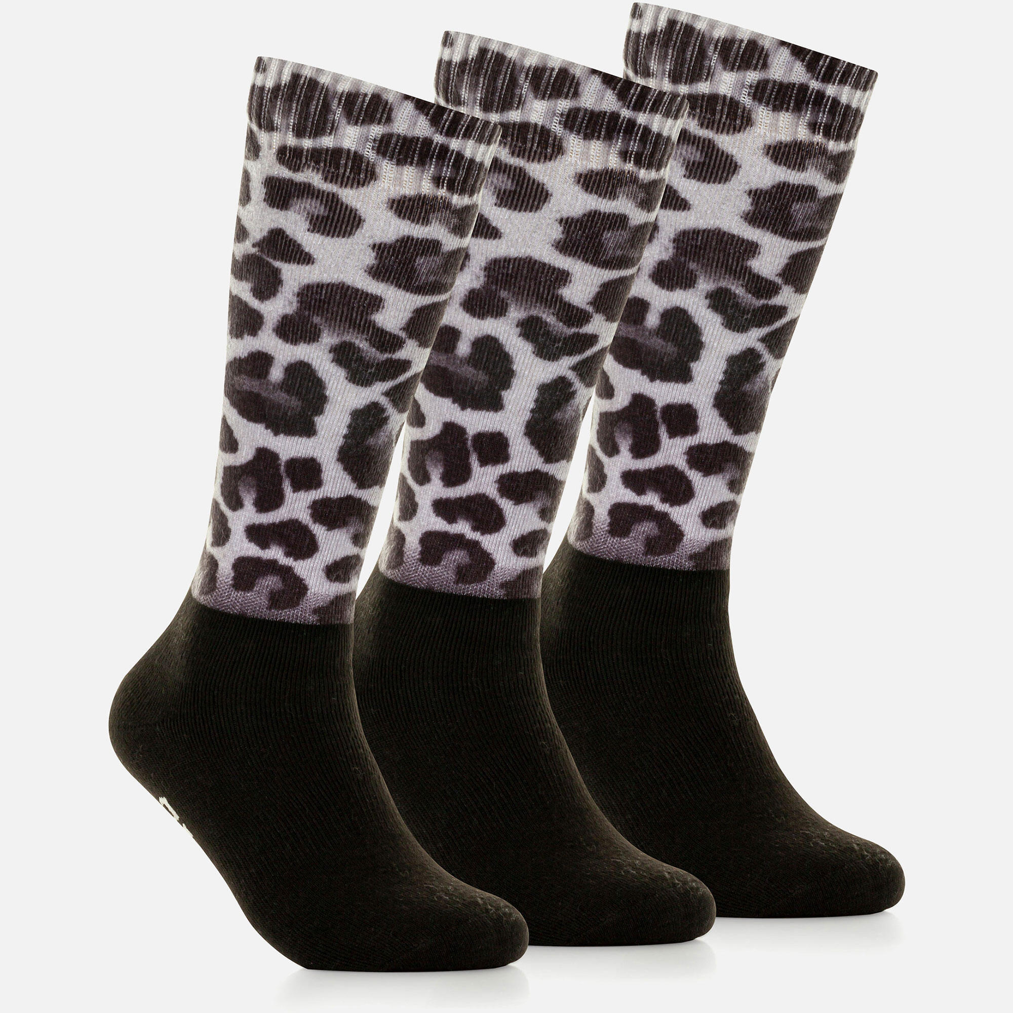 Skarpety Damskie Zimowe Narciarskie Zestaw 3 sztuk SURFANIC Czarne