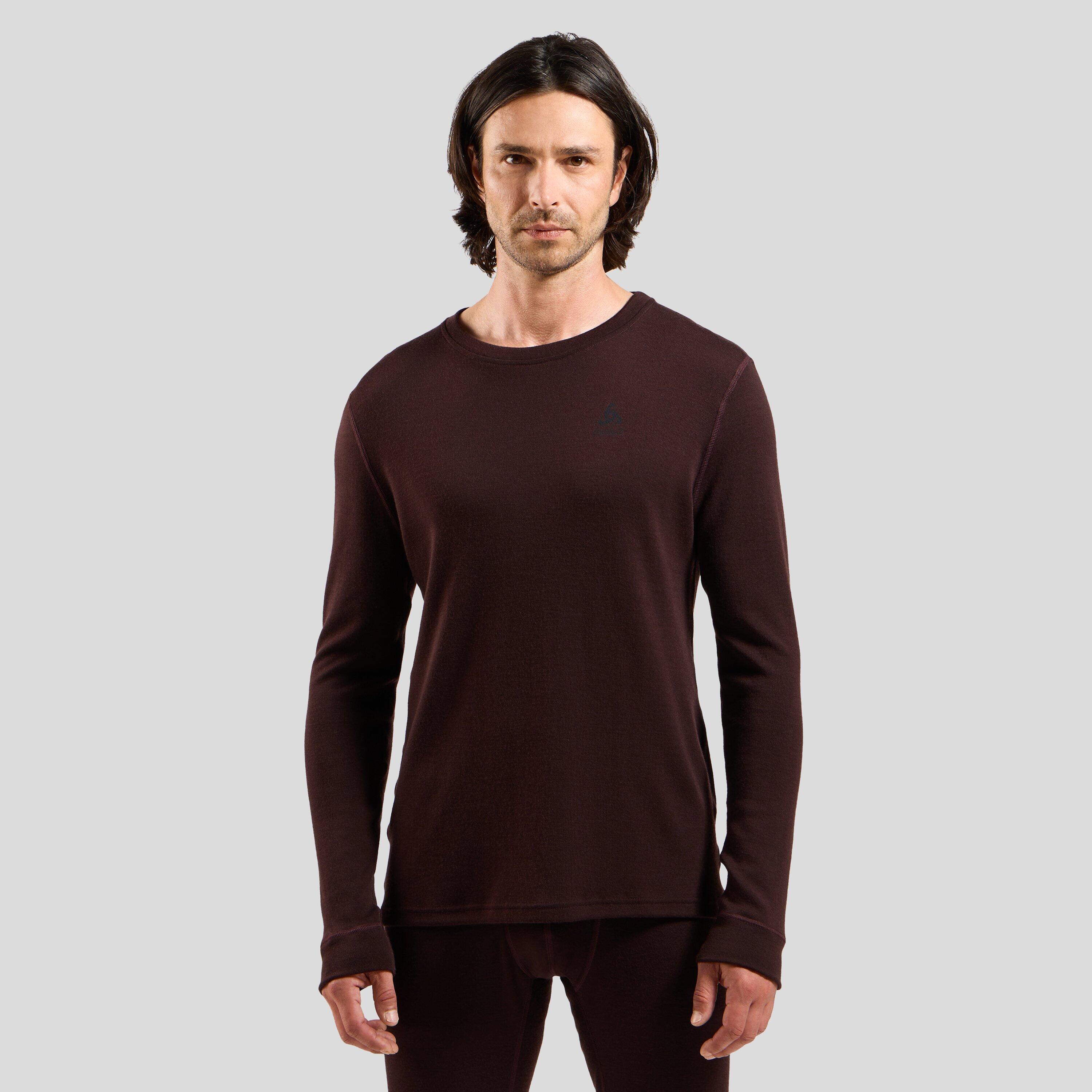 Bluza termoaktywna męska Odlo Merino 260 BL Top Crew Neck LS