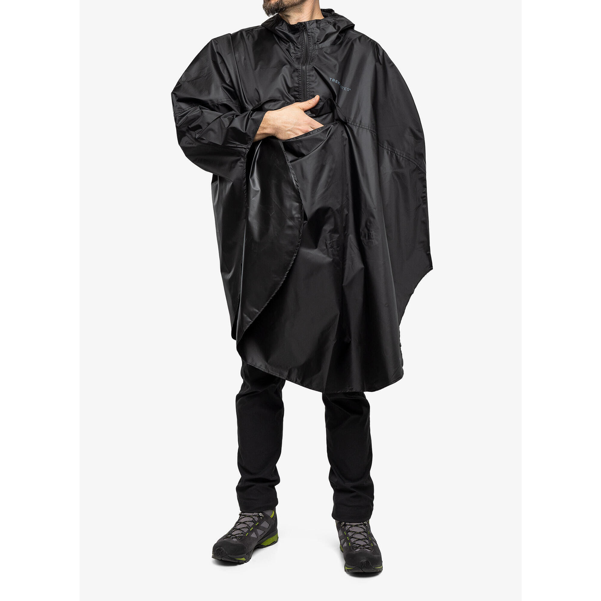 Peleryna turystyczna Trekmates Rove Poncho - black