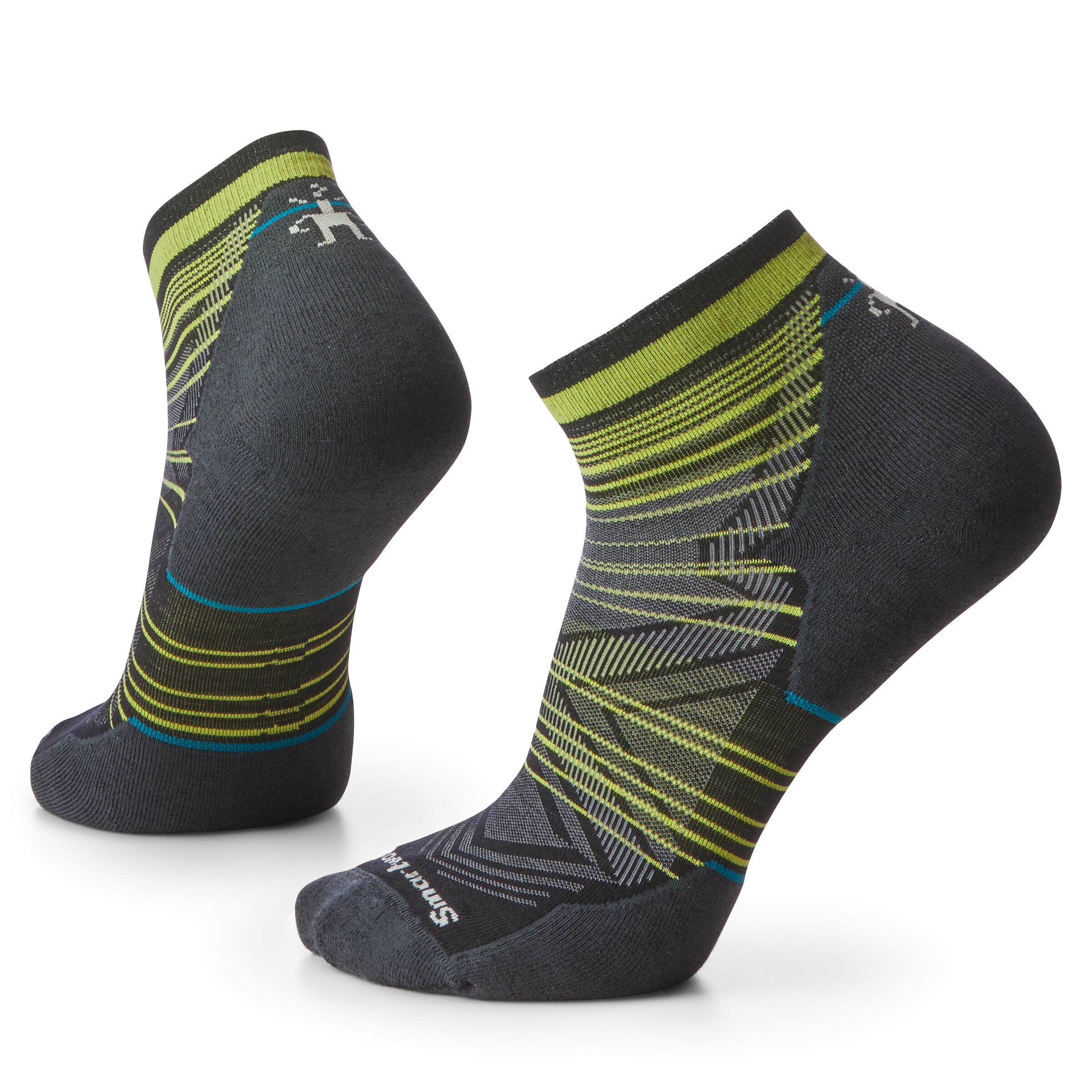 Skarpety Biegowe Męskie Smartwool Run Targeted Cushion Pattern Ankle Socks