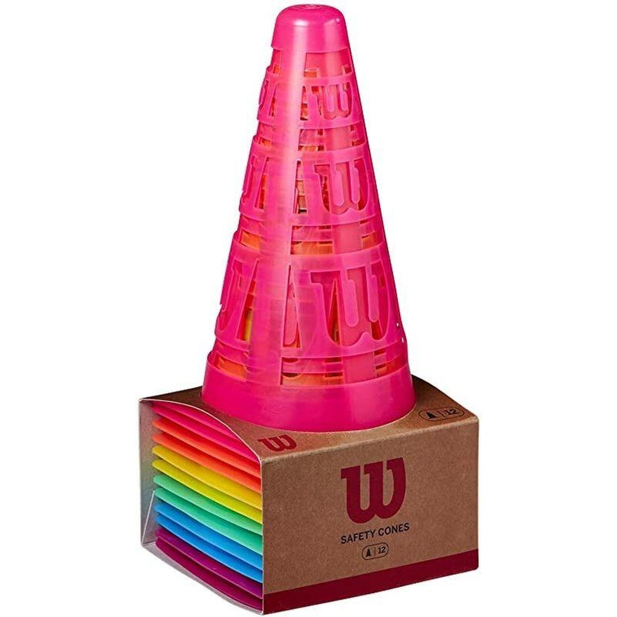 Pachołki treningowe Wilson Safety Cones x 12 multicolor