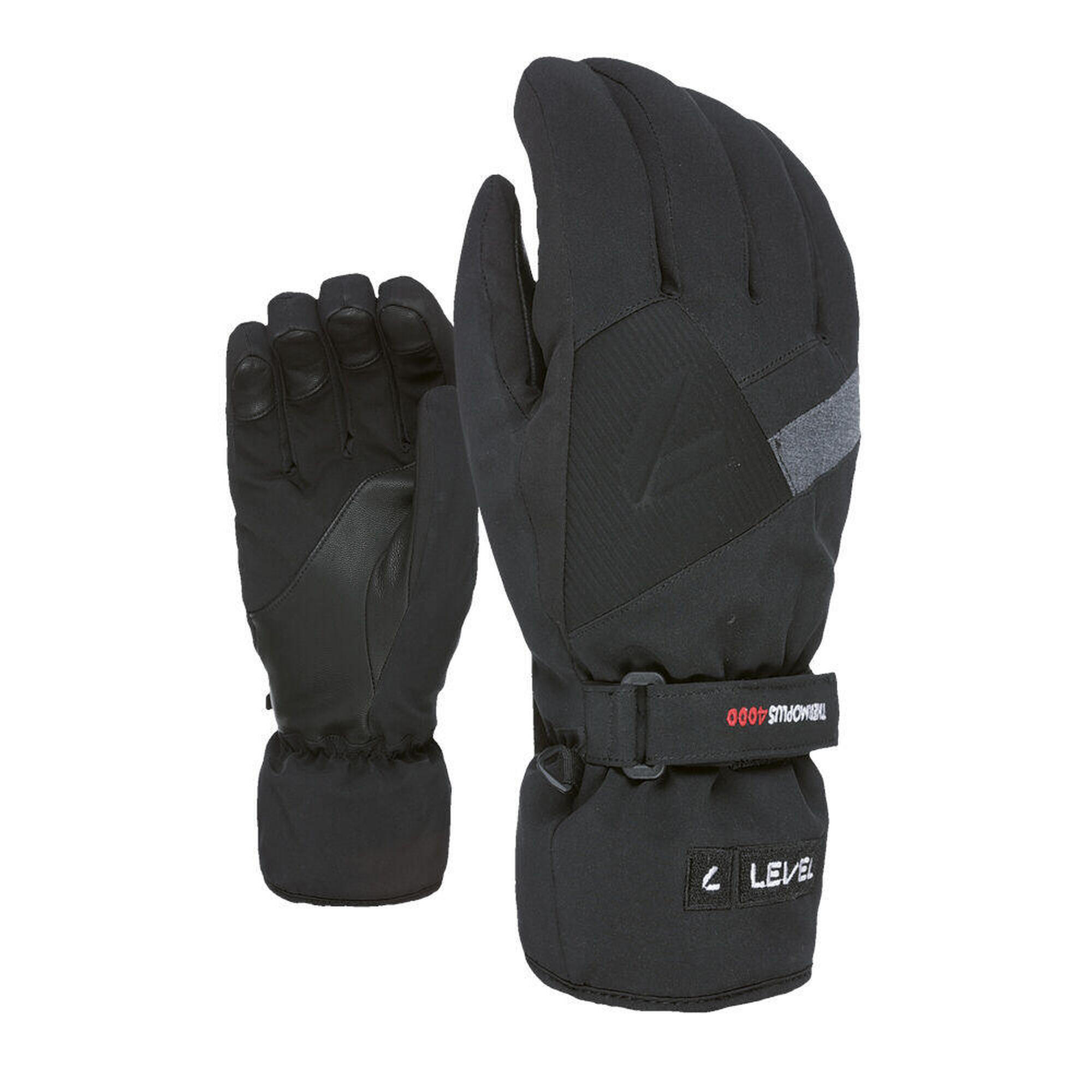 Rękawice narciarskie męskie Level Elite Black