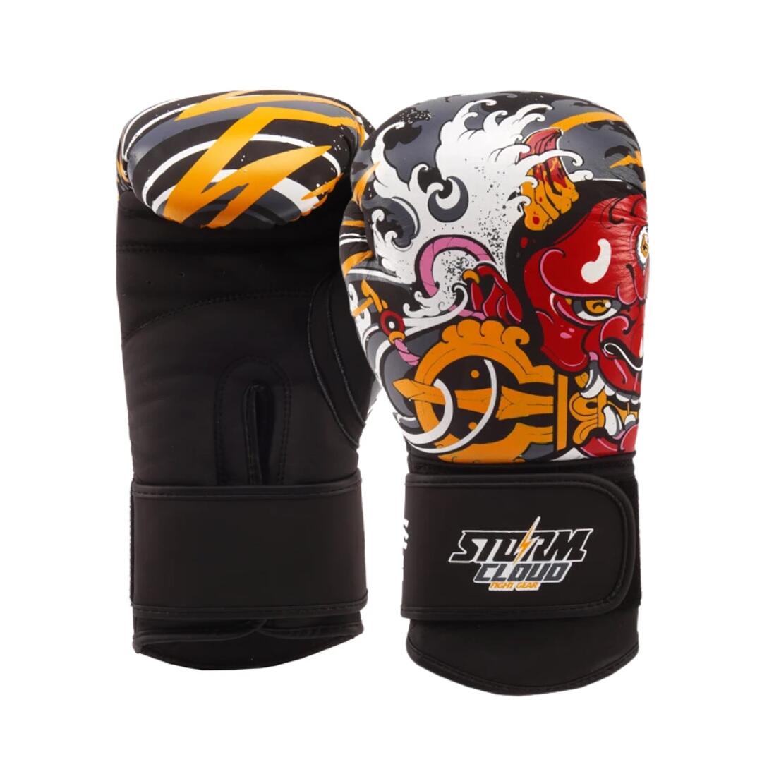 Rękawice bokserskie ze skóry naturalnej Boxing StormCloud Pro Daisho ONI 10