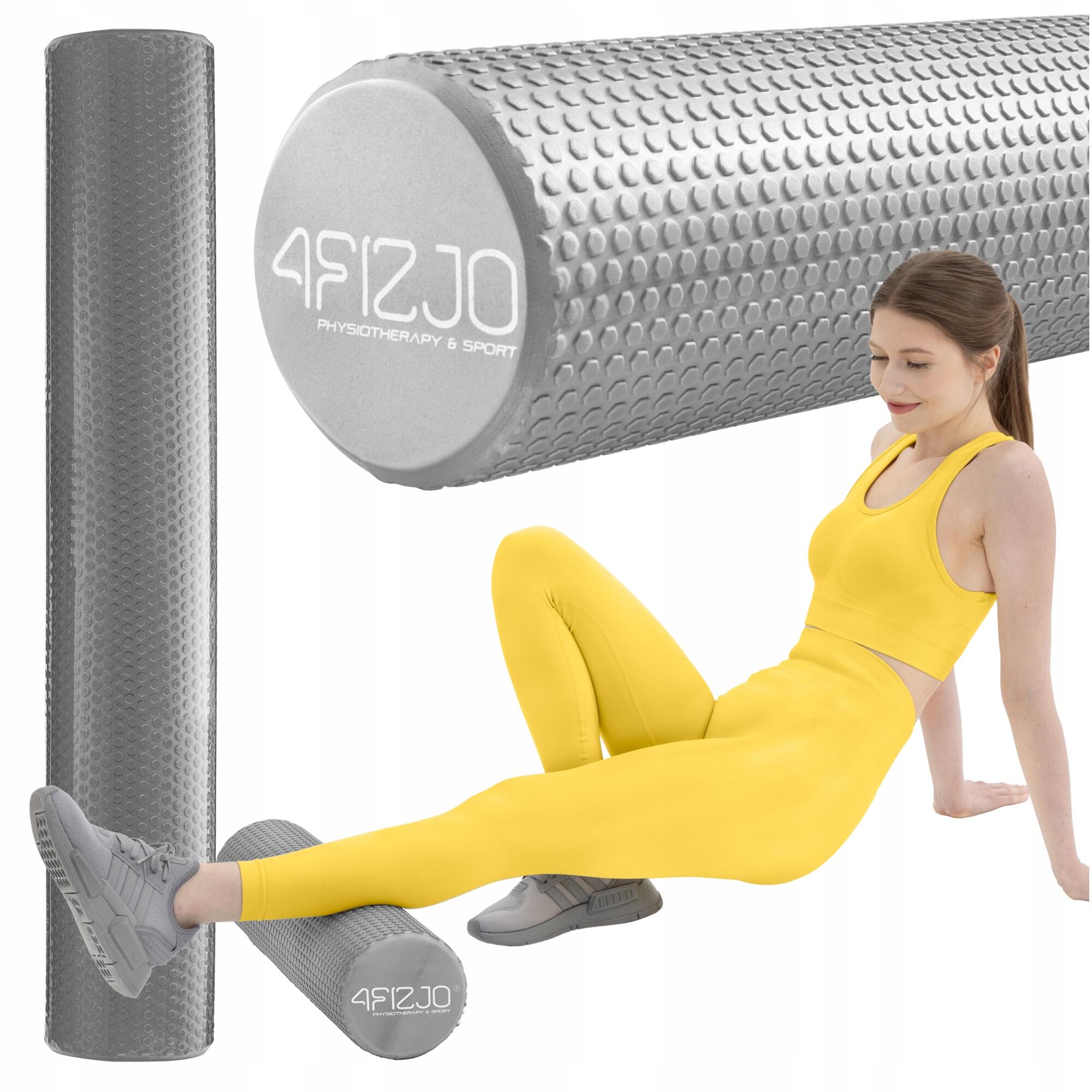 Roller do masażu z kolcami 4FIZJO CARE+ 90 cm