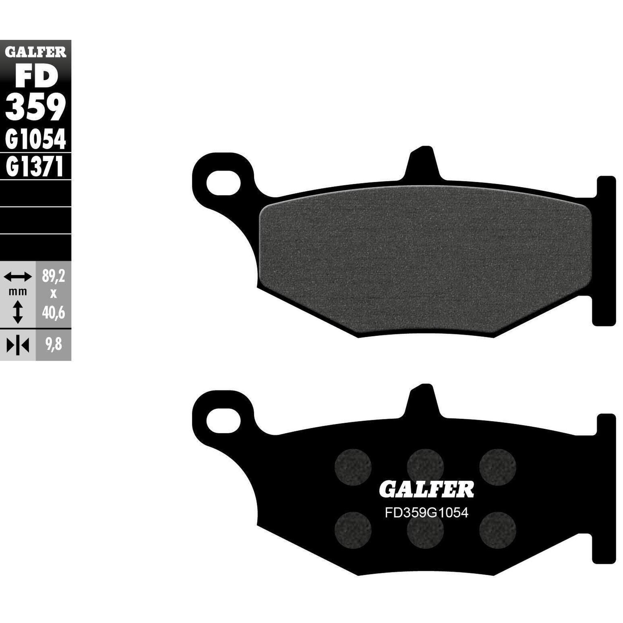 Klocki hamulcowe Galfer FD359 G1054 organiczne standardowe