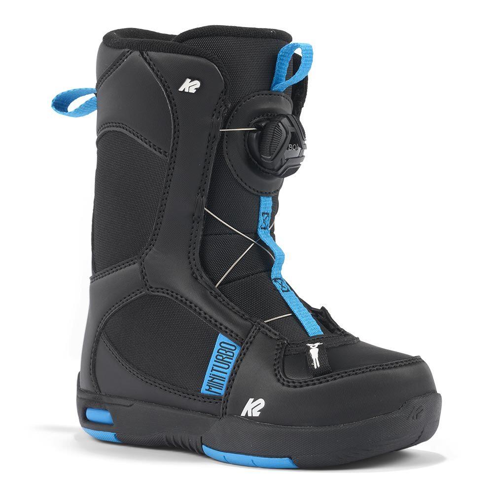Sporty zimowe Buty K2 Mini Turbo Juniors Buty Snowboardowe - Czarny - 31.5