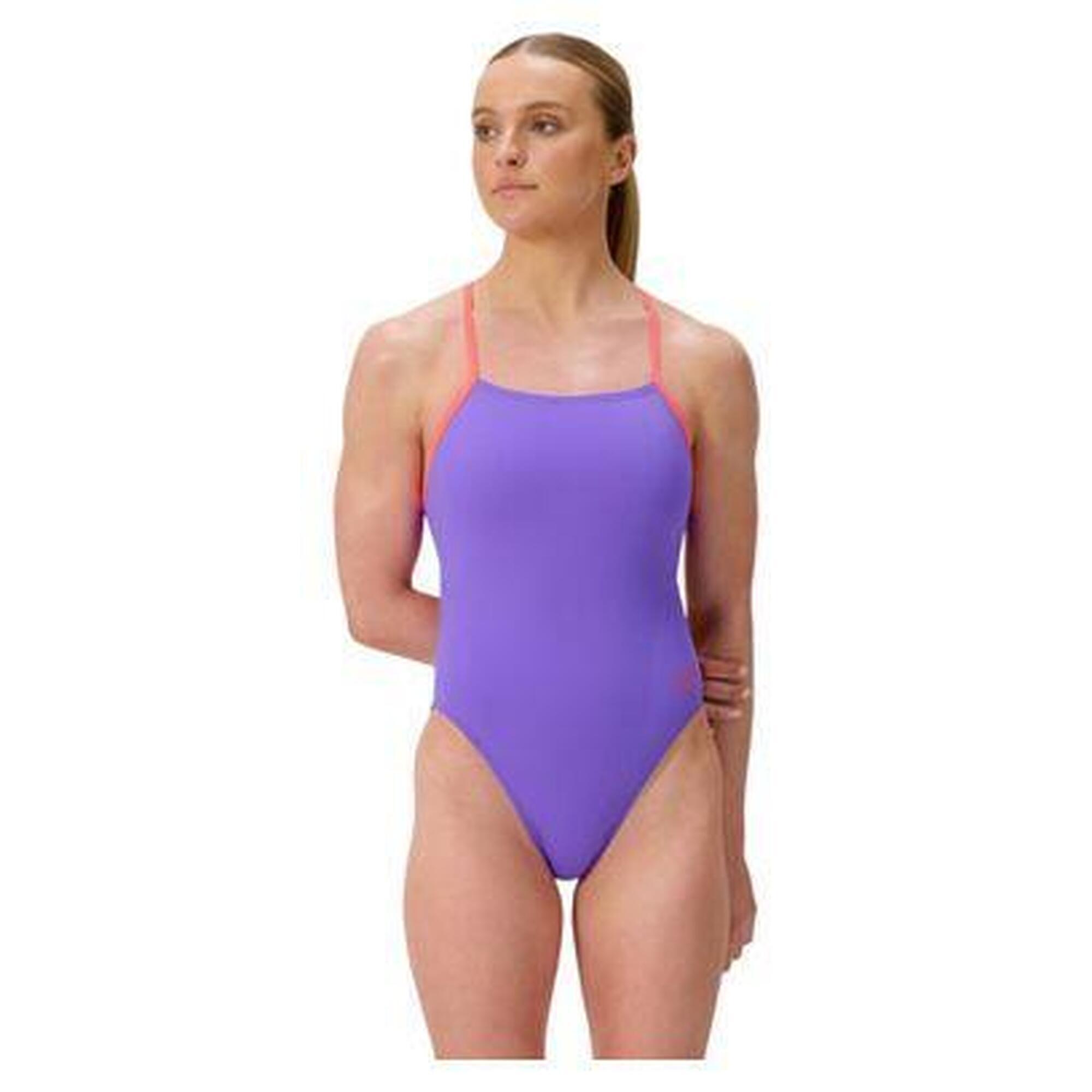 Strój kąpielowy damski Speedo Fl Solid Tie Back Af