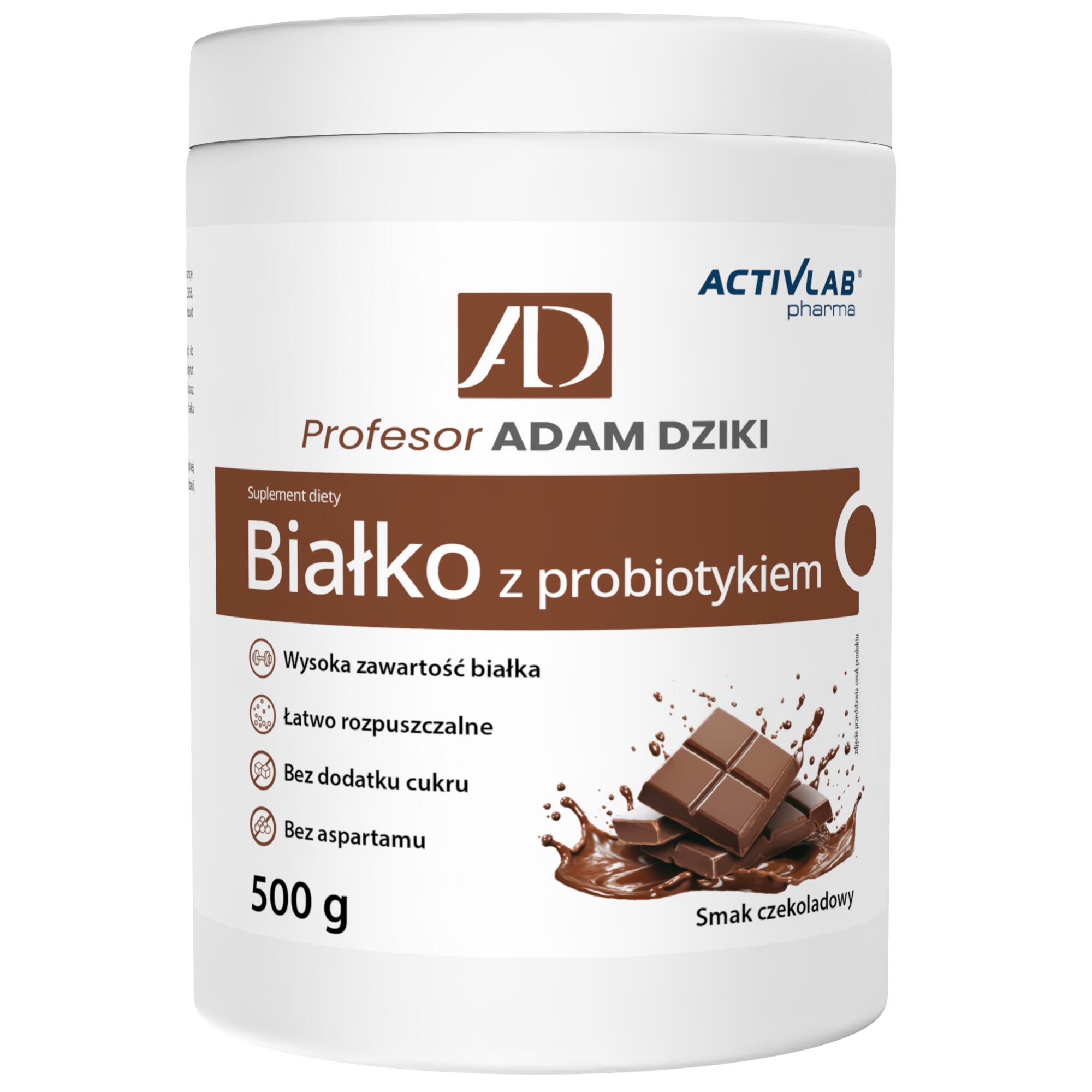 Białko z probiotykiem profesor Adam Dziki czekolada Activlab