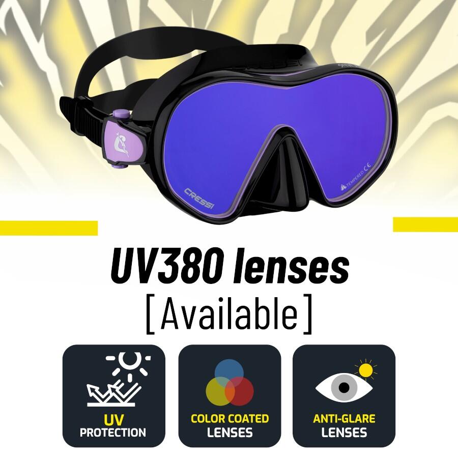 Zestaw do snorkelingu Cressi HiroQuest ochrona UV AOKI