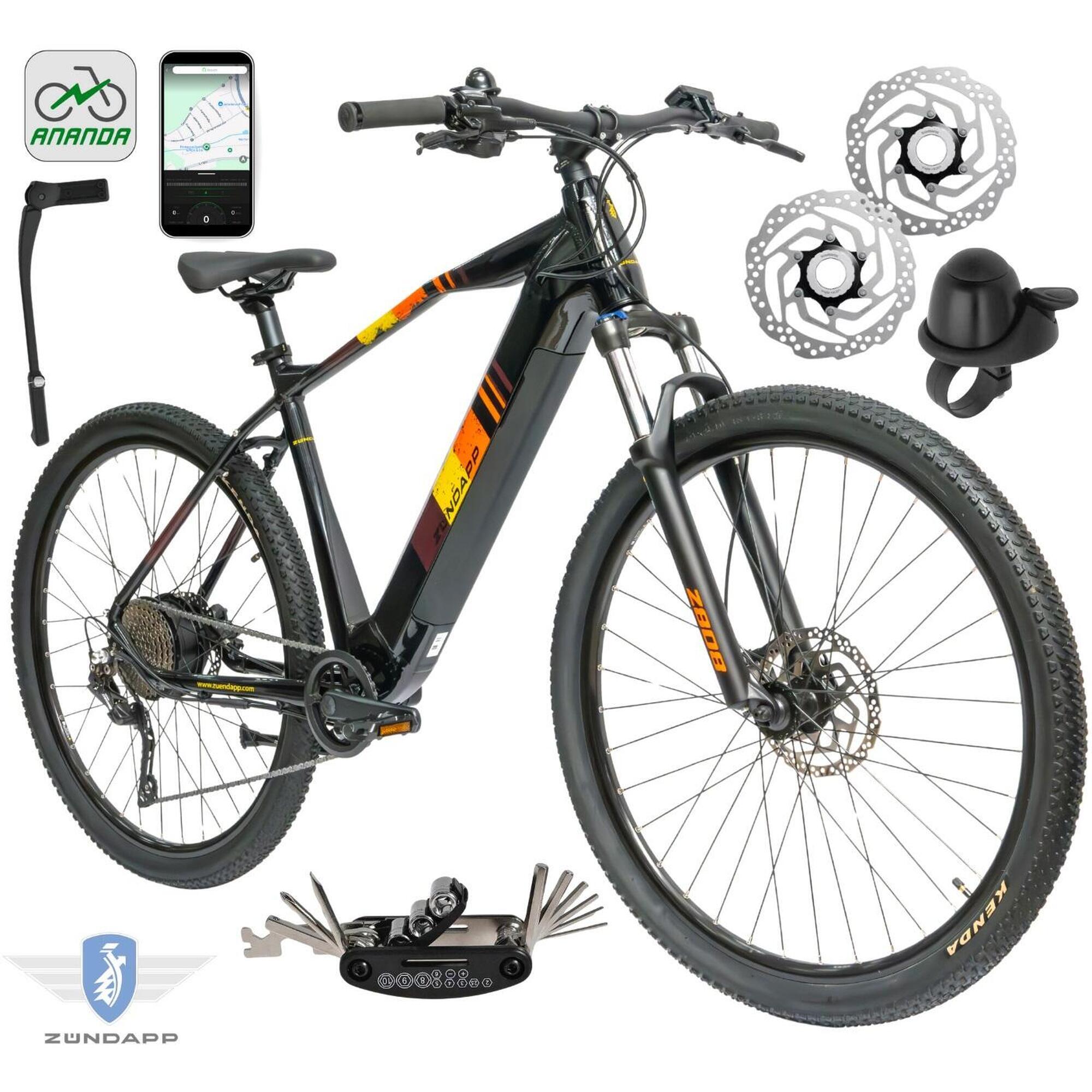 Rower Elektryczny Męski Damski Górski 29" SHIMANO 250 W MTB 2025 Aplikacja