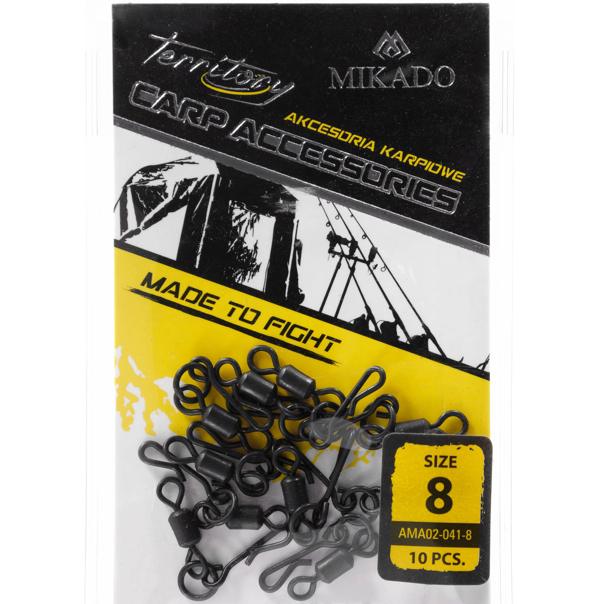 Krętliki Karpiowe Z Agrafką Do Szybkiej Wymiany R. 8