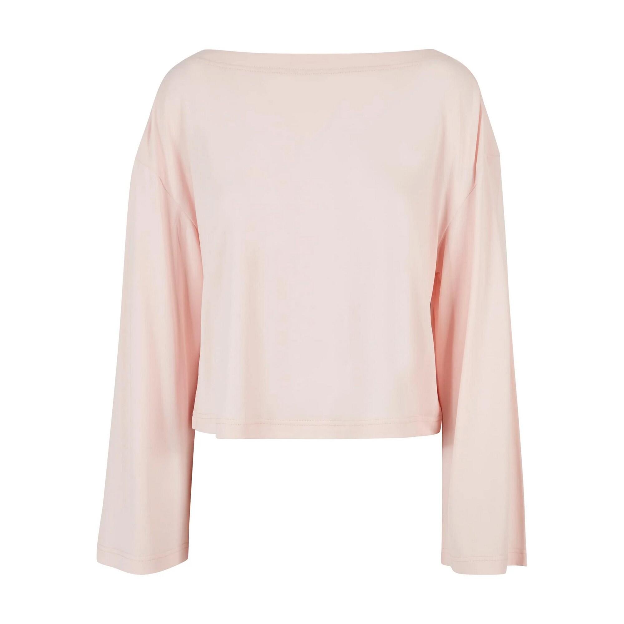 Damska Koszulka Z Długim Rękawem Z Modalu Z Dekoltem W Łódkę