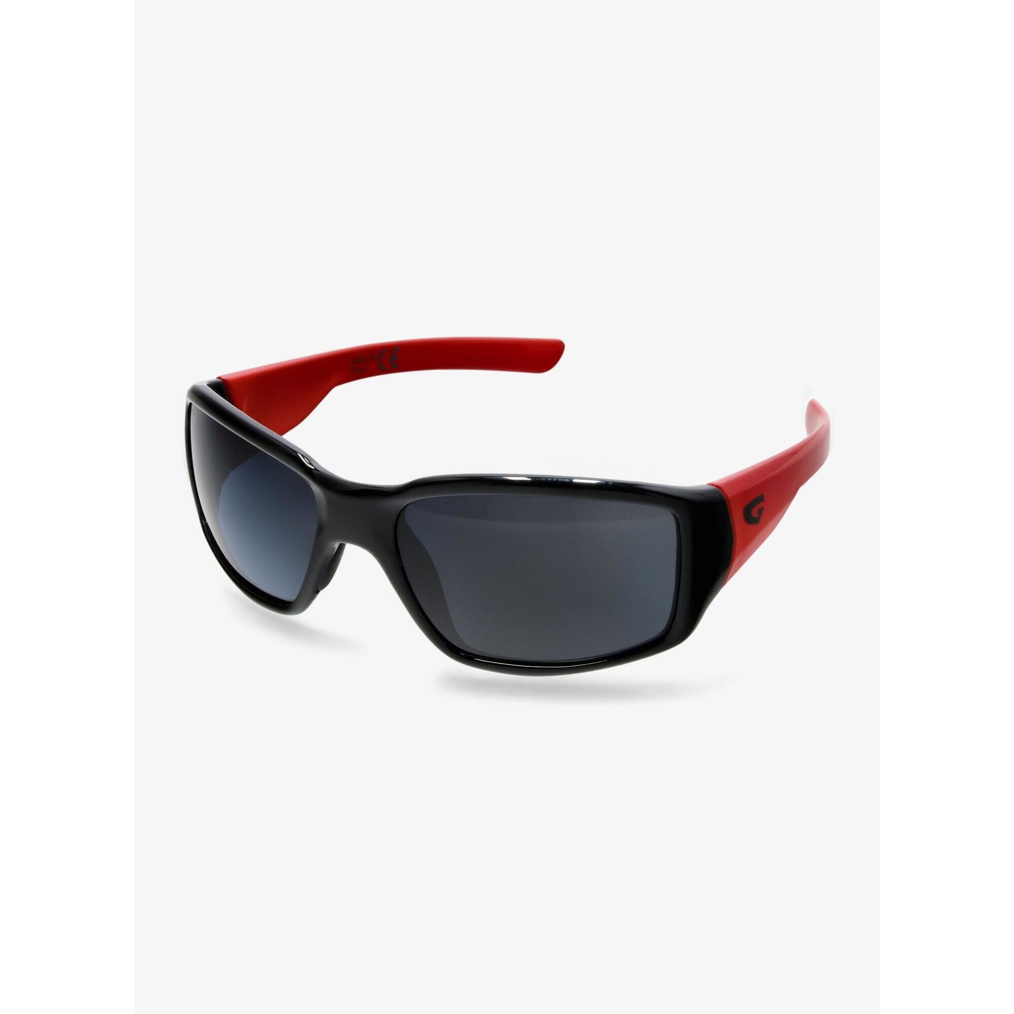 Okulary przeciwsłoneczne dla dzieci GOG Jungle - black/red/smoke