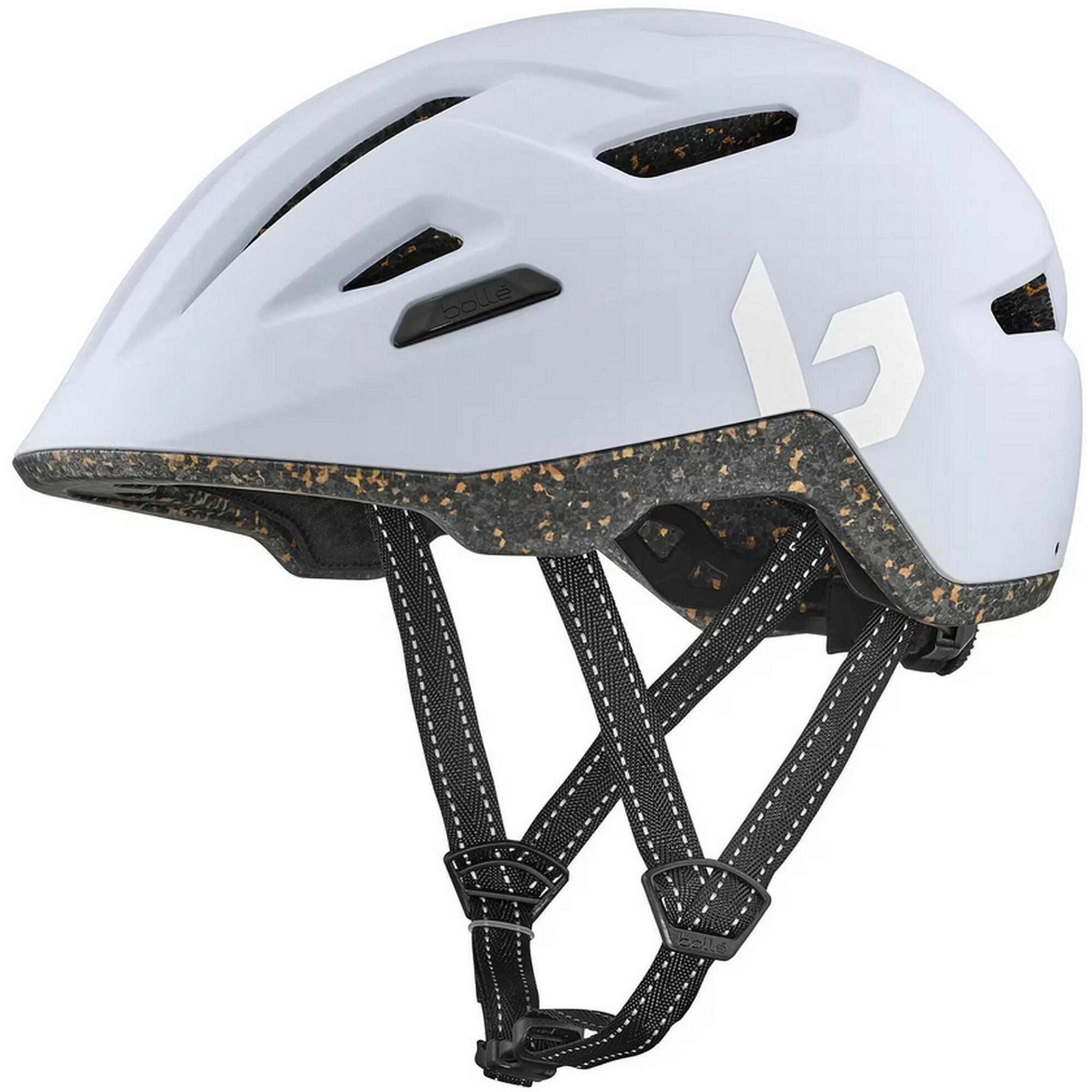 Kask rowerowy miejski „Eco Stance”, kolor biały matowy