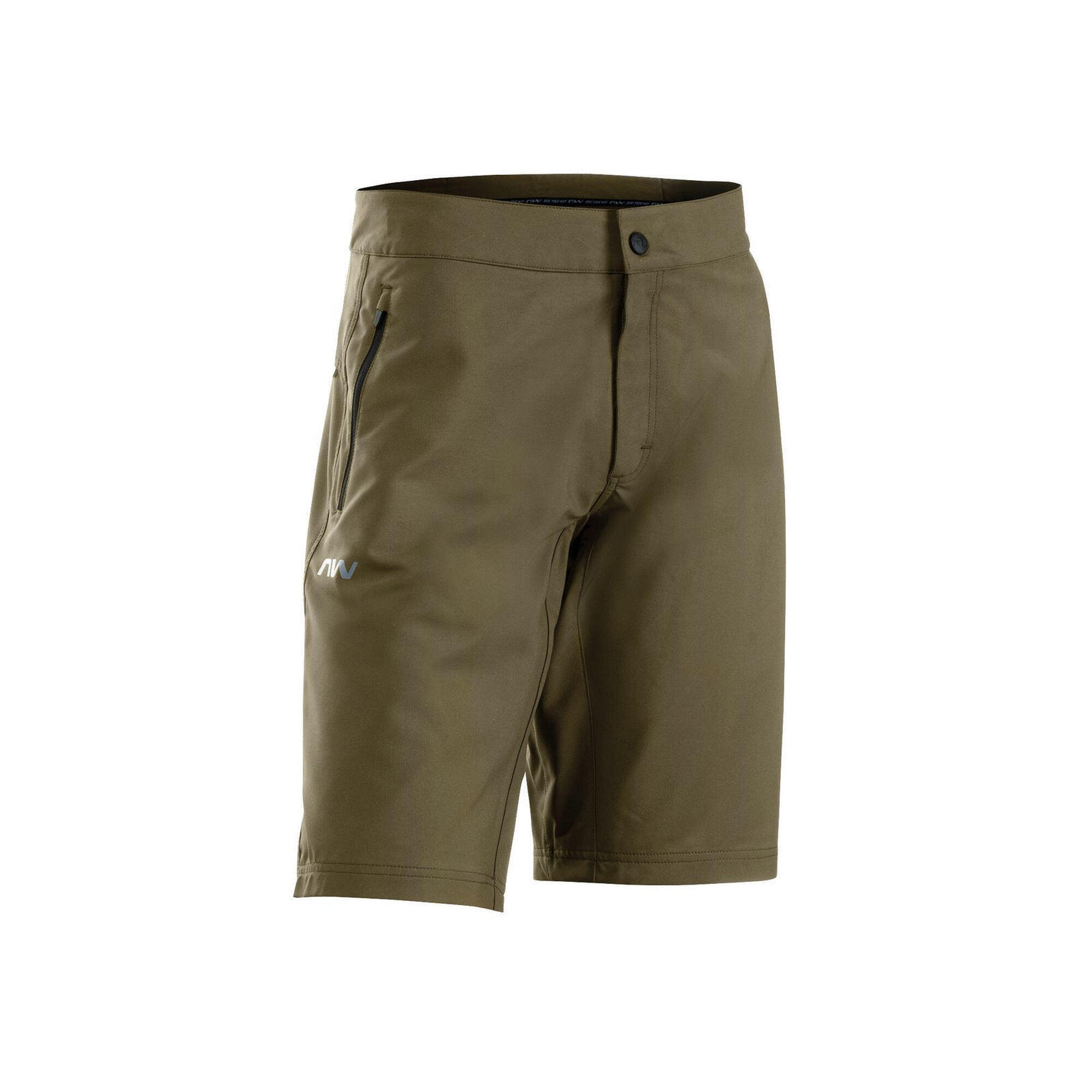 Spodenki rowerowe enduro mtb NORTHWAVE Escape 2 Baggy zielony