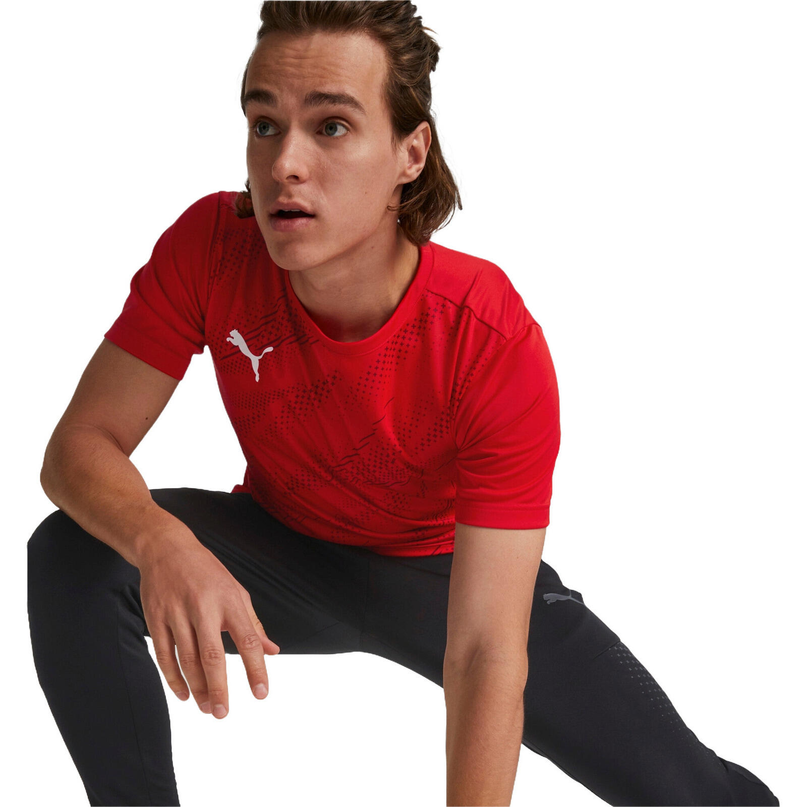 Podkoszulek męskie Puma individualRISE Football Graphic Tee