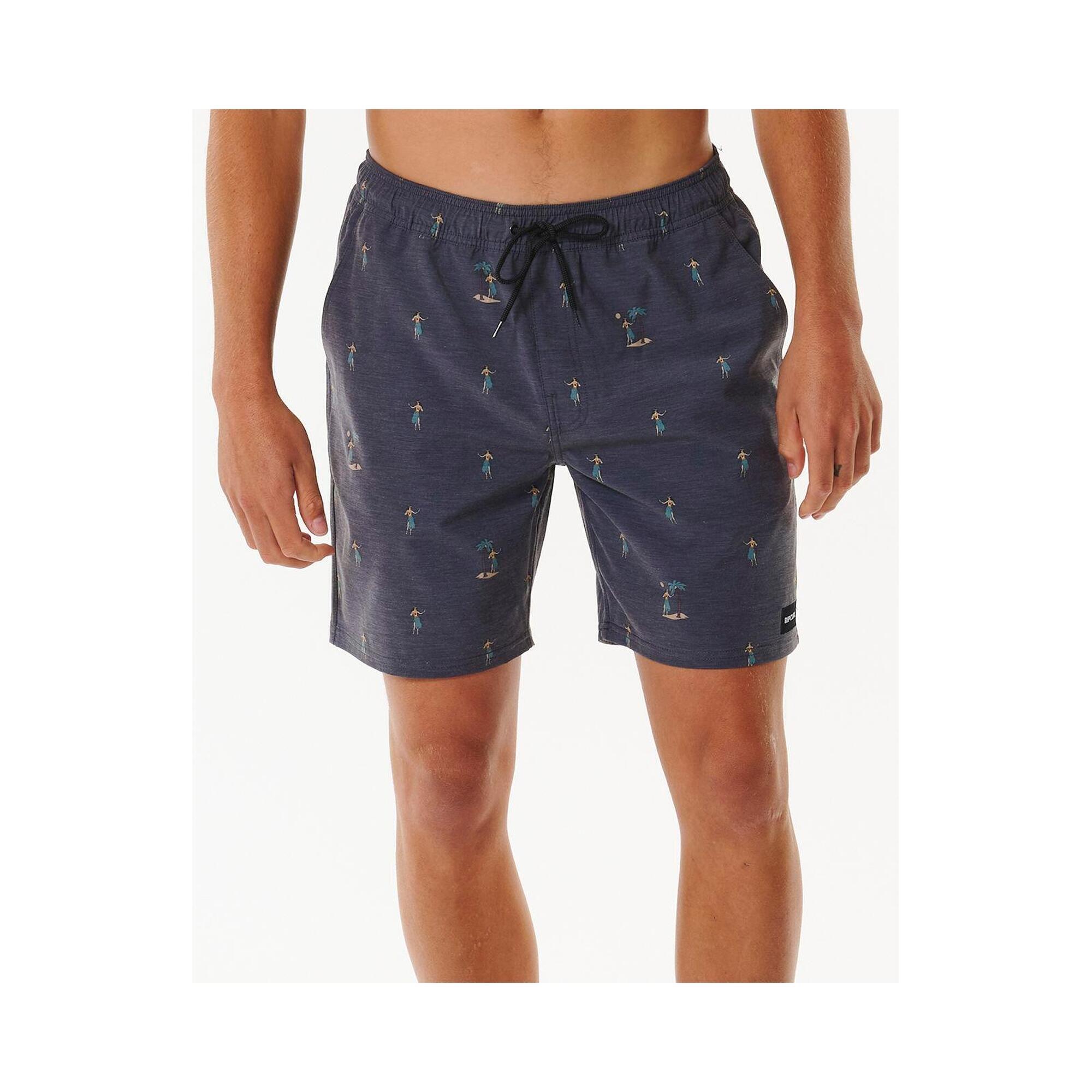 Spodenki surfingowe męskie Rip Curl Hula Breach Volley Czarny