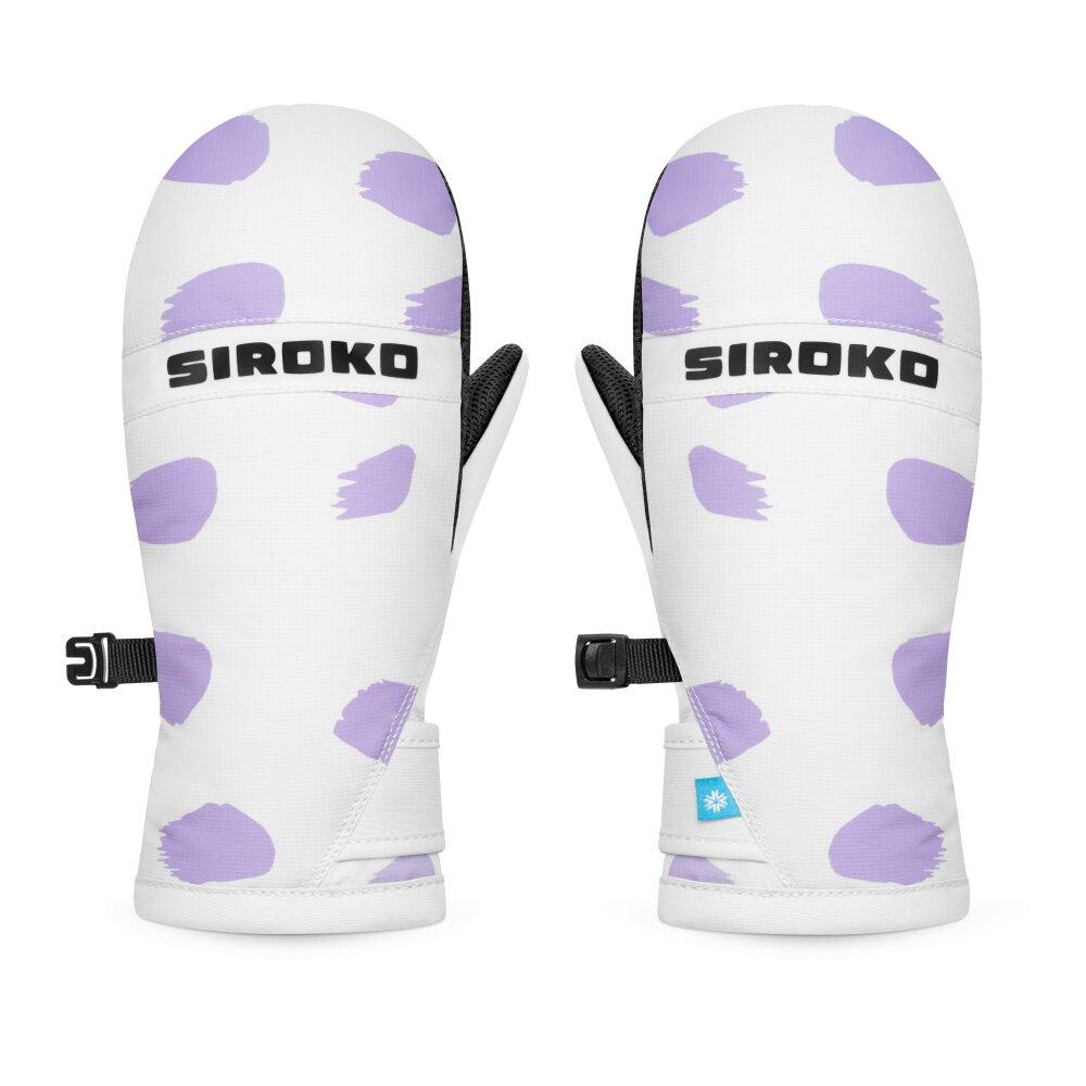 Dziecięce rękawice na snowboard i narty Sporty zimowe Siroko Polka dots
