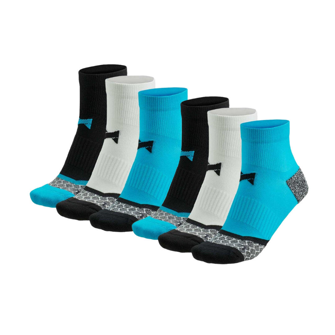Skarpety do biegania - Uniseks - 6 szt. - Niebieskie