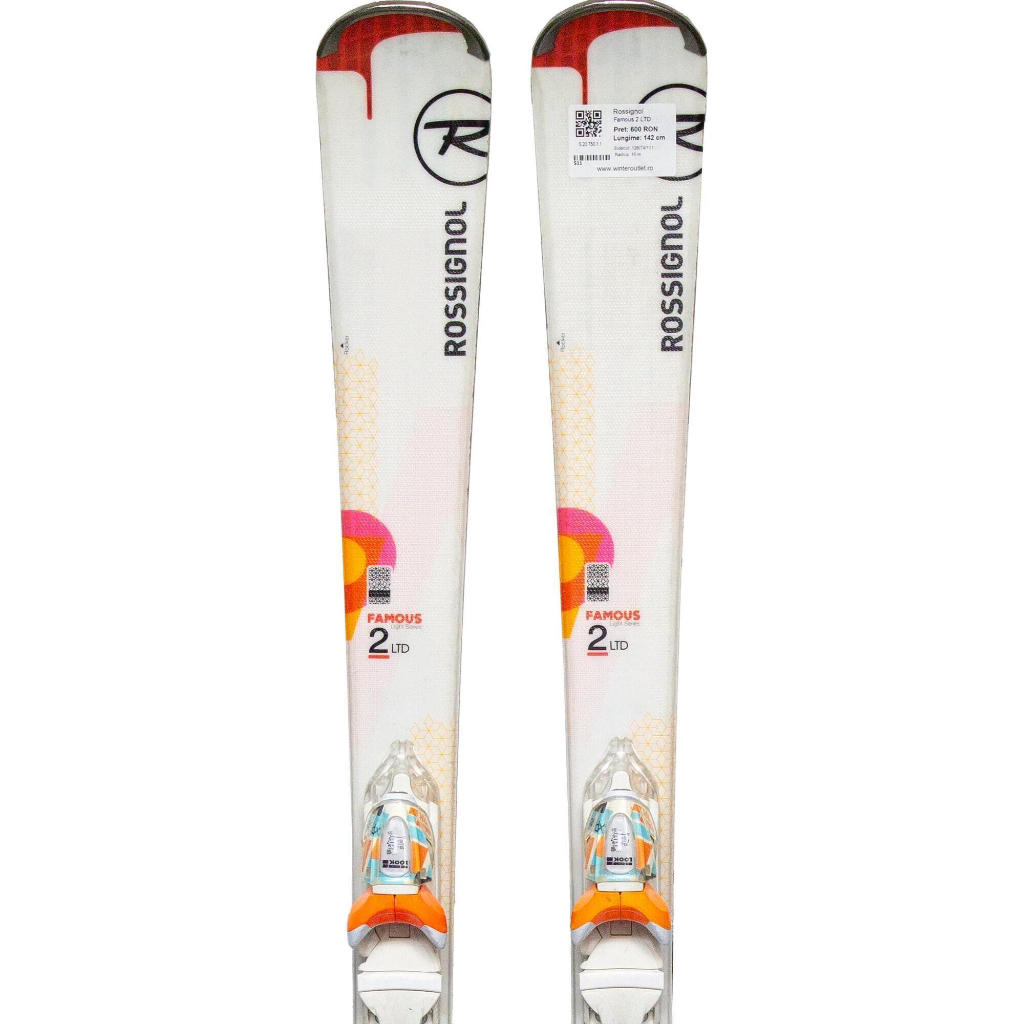 Second Life- Narty ROSSIGNOL Famous 2 LTD, 163 cm- Stan bardzo dobry