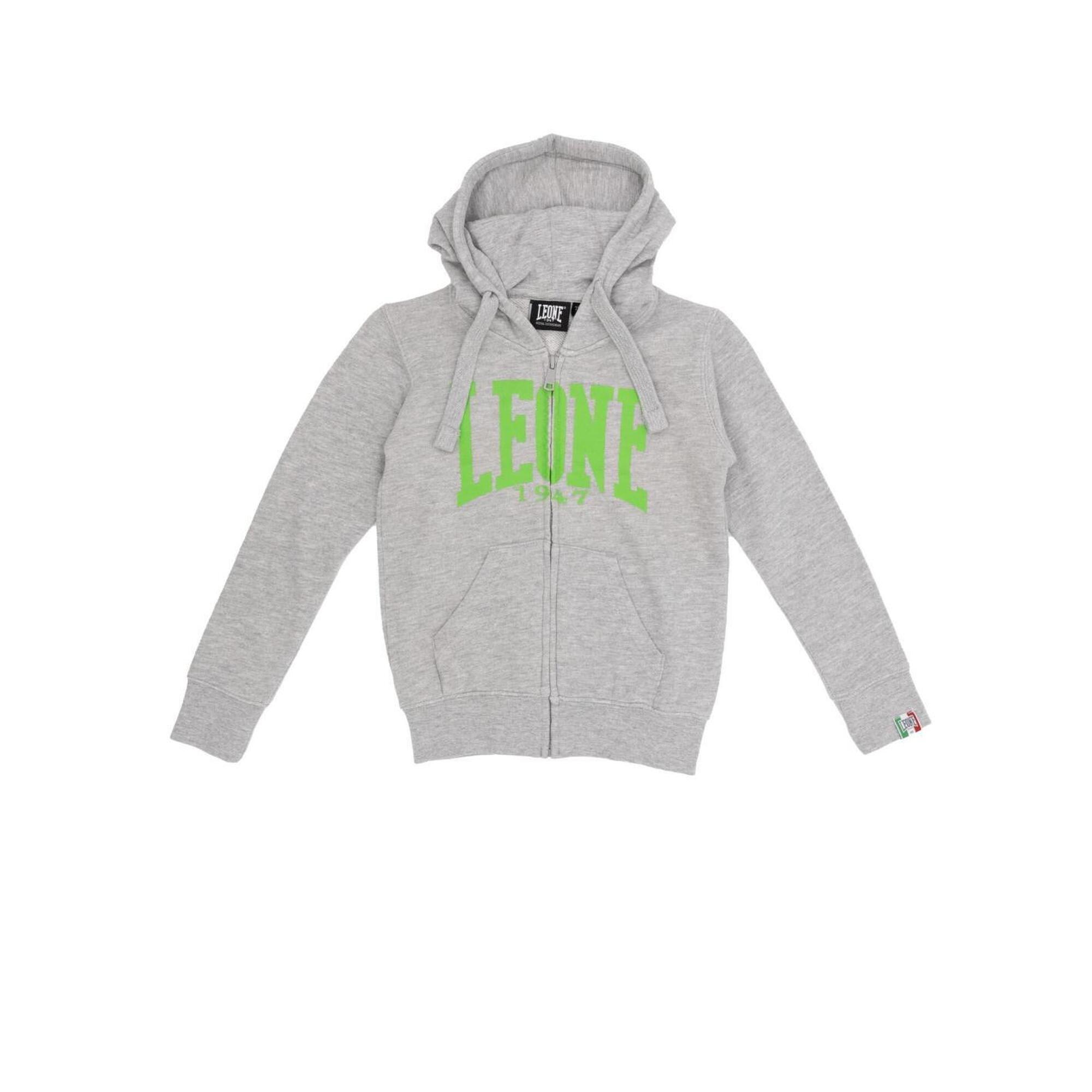 Bluza dziecięca z kapturem i zamkiem Basic