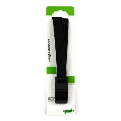 Pas Bezpieczeństwa Do Suv-Ów 24Mm Z Czarnym Stalowym Haczykiem - Czarny/Czarny