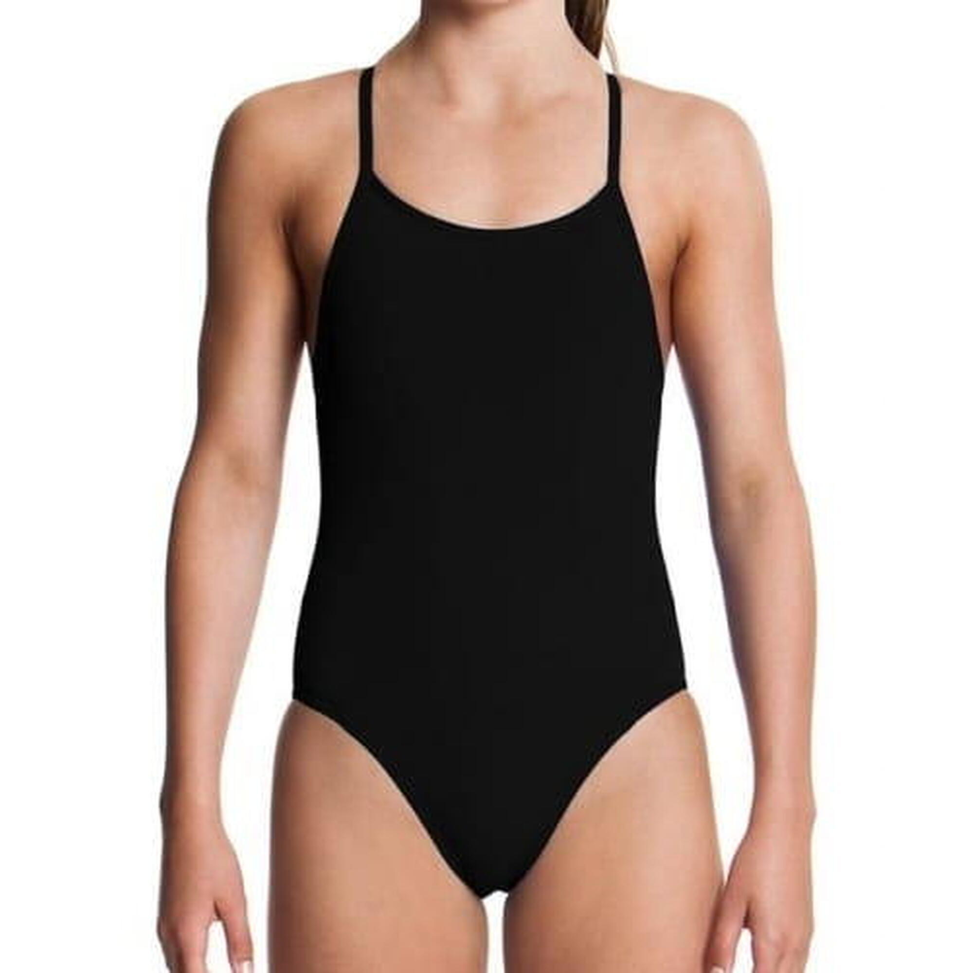 Strój na basen Funkita STILL BLACK - diamond back dziewczęcy