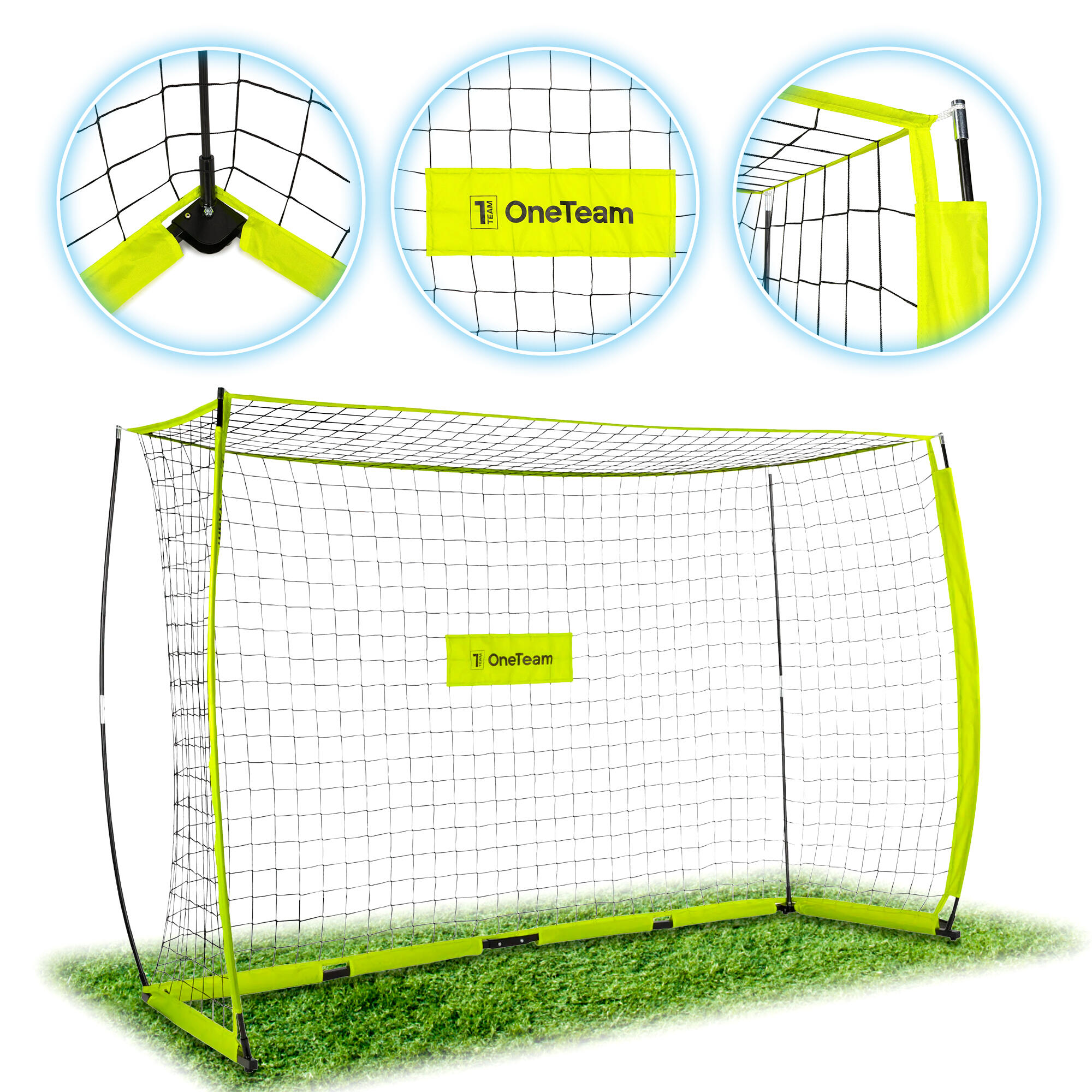 Bramka do piłki nożnej OneTeam Flex Square 300 x 200 cm