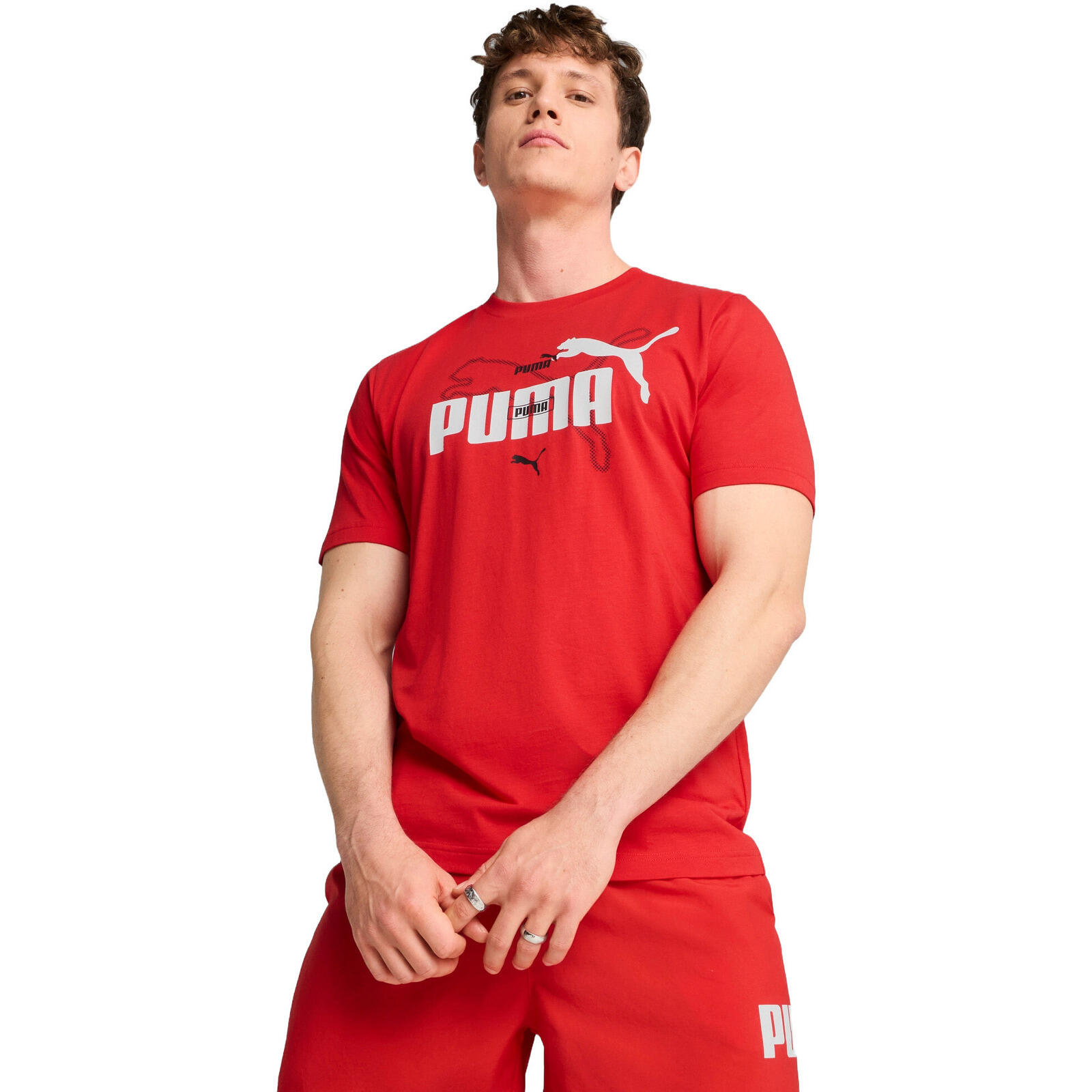 Koszulka męskie Puma Ess Logo Lab Summer Tee