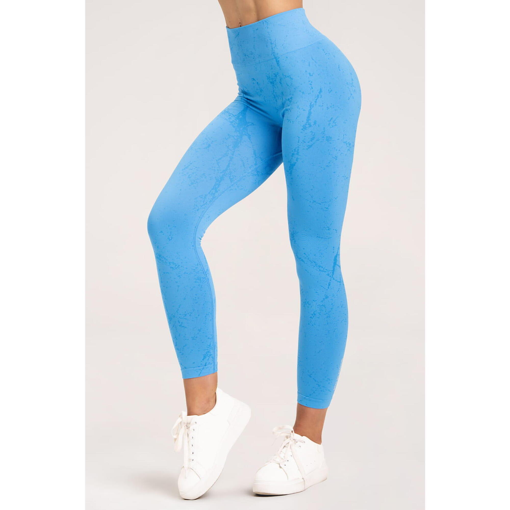 Legginsy fitness damskie Gym Glamour marble