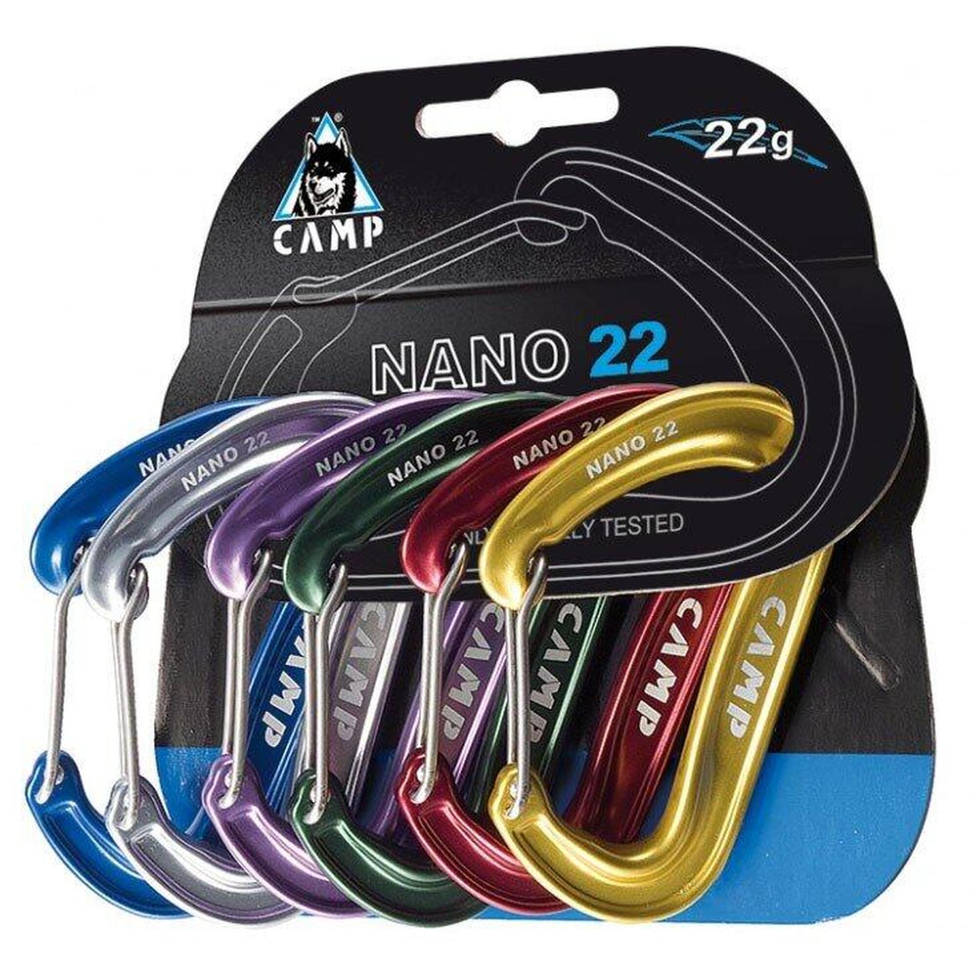 Zestaw karabinków Camp Nano 22 Rack Pack