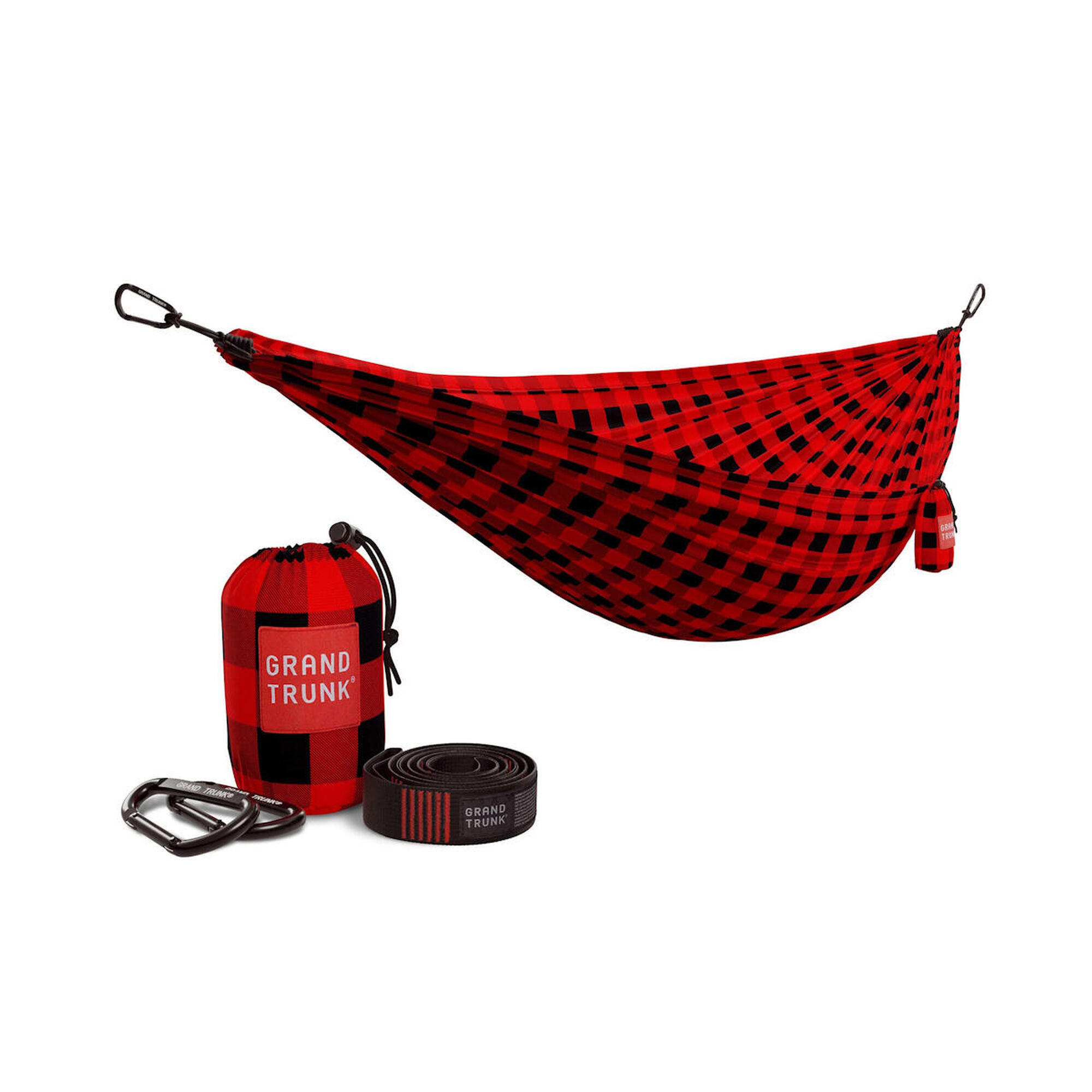 Hamak Grand Trunk Double Delux Print w/Straps Heritage