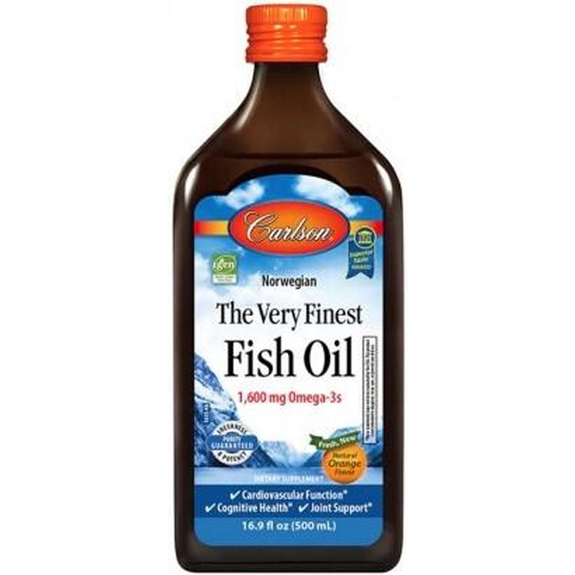 Carlson Labs The Very Finest Fish Oil- 500 Ml Orange