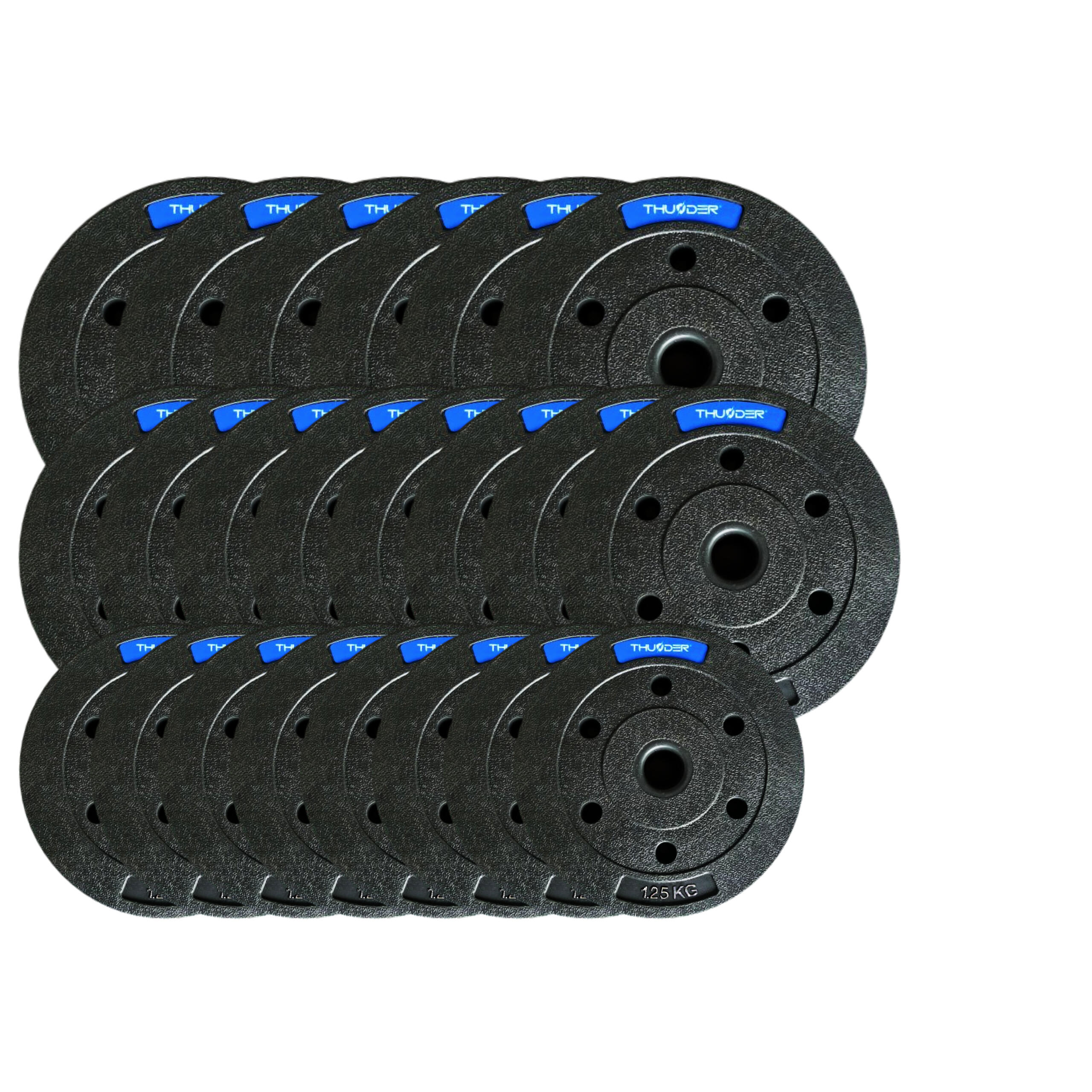 Zestaw obciążeń kompozytowych Thunder SET-B-08-60KG (6x5 8x2,5 8x1,25)