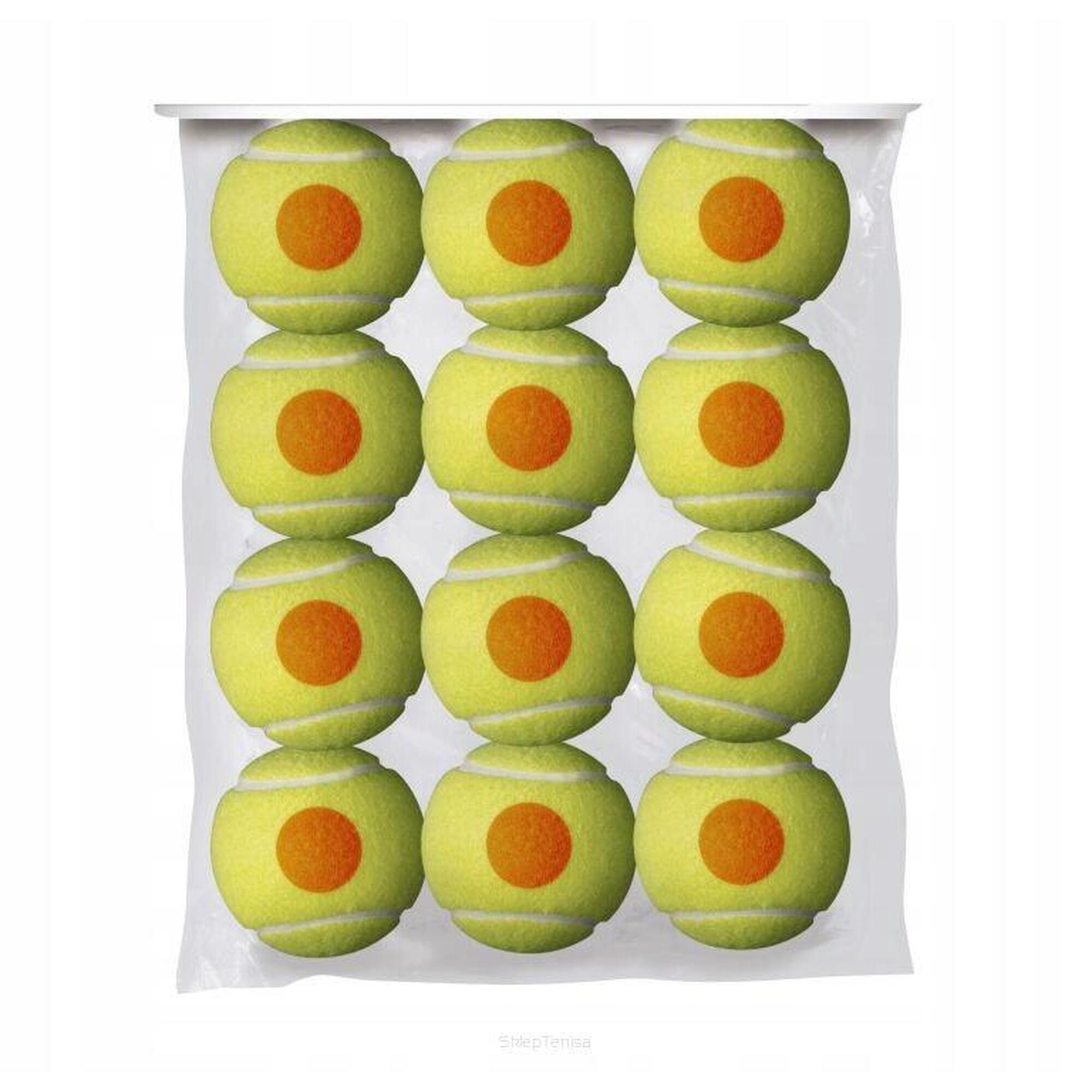 Piłki tenisowe juniorskie Wilson Starter Orange 12B