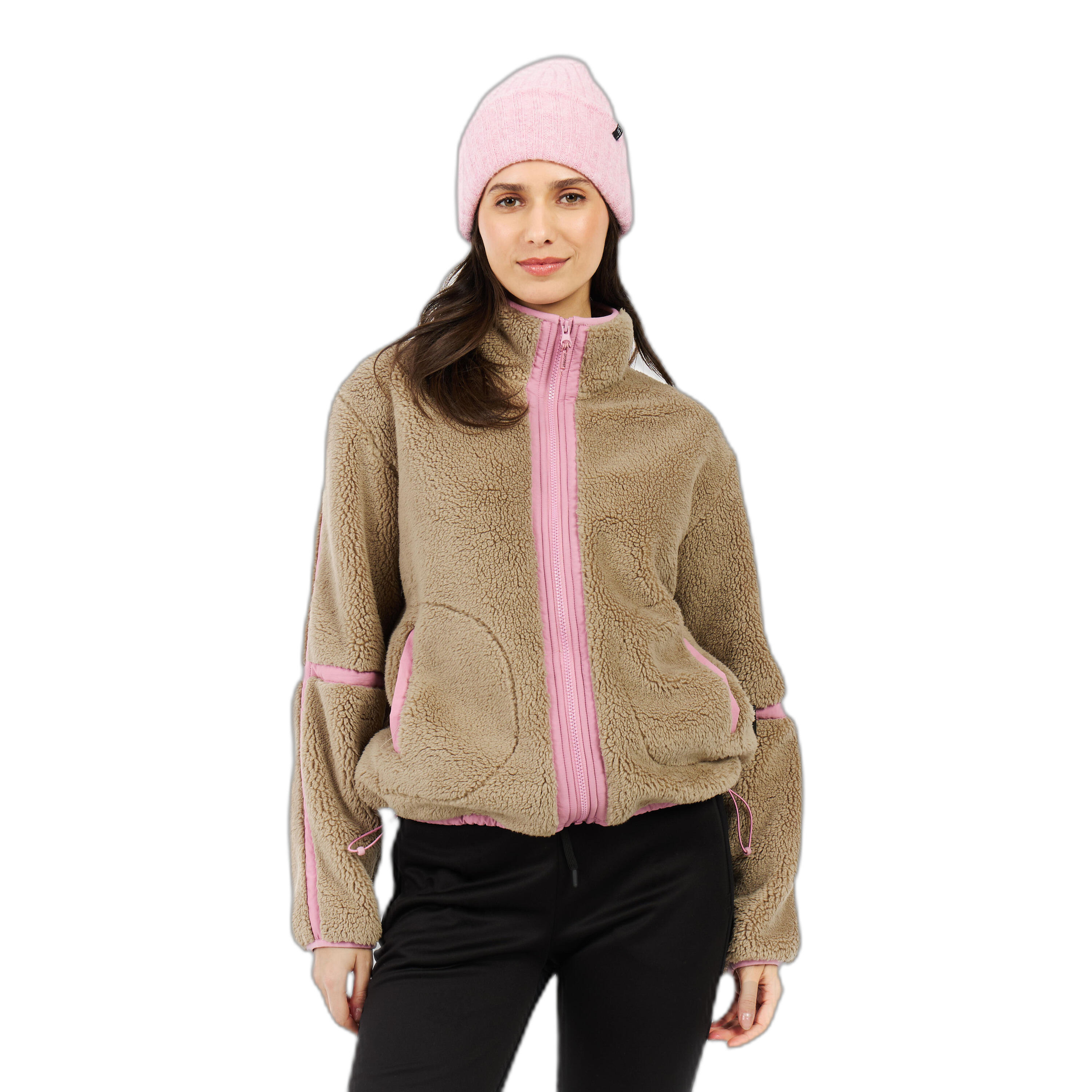 Polar damski zapinany na zamek Protest Red