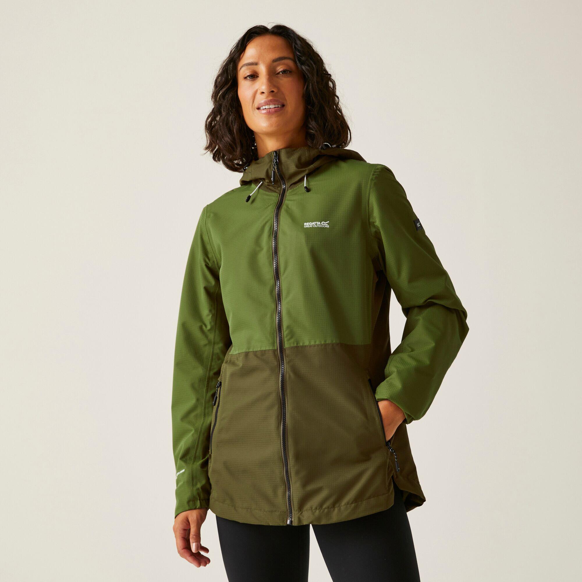 Kurtka turystyczna przeciwdeszczowa damska Hamara IV wodoodporna