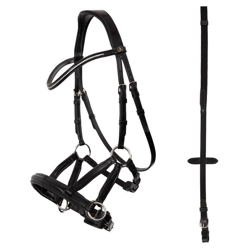 Br Bitloos Hoofdstel Lewes Side & Pull Grijs -